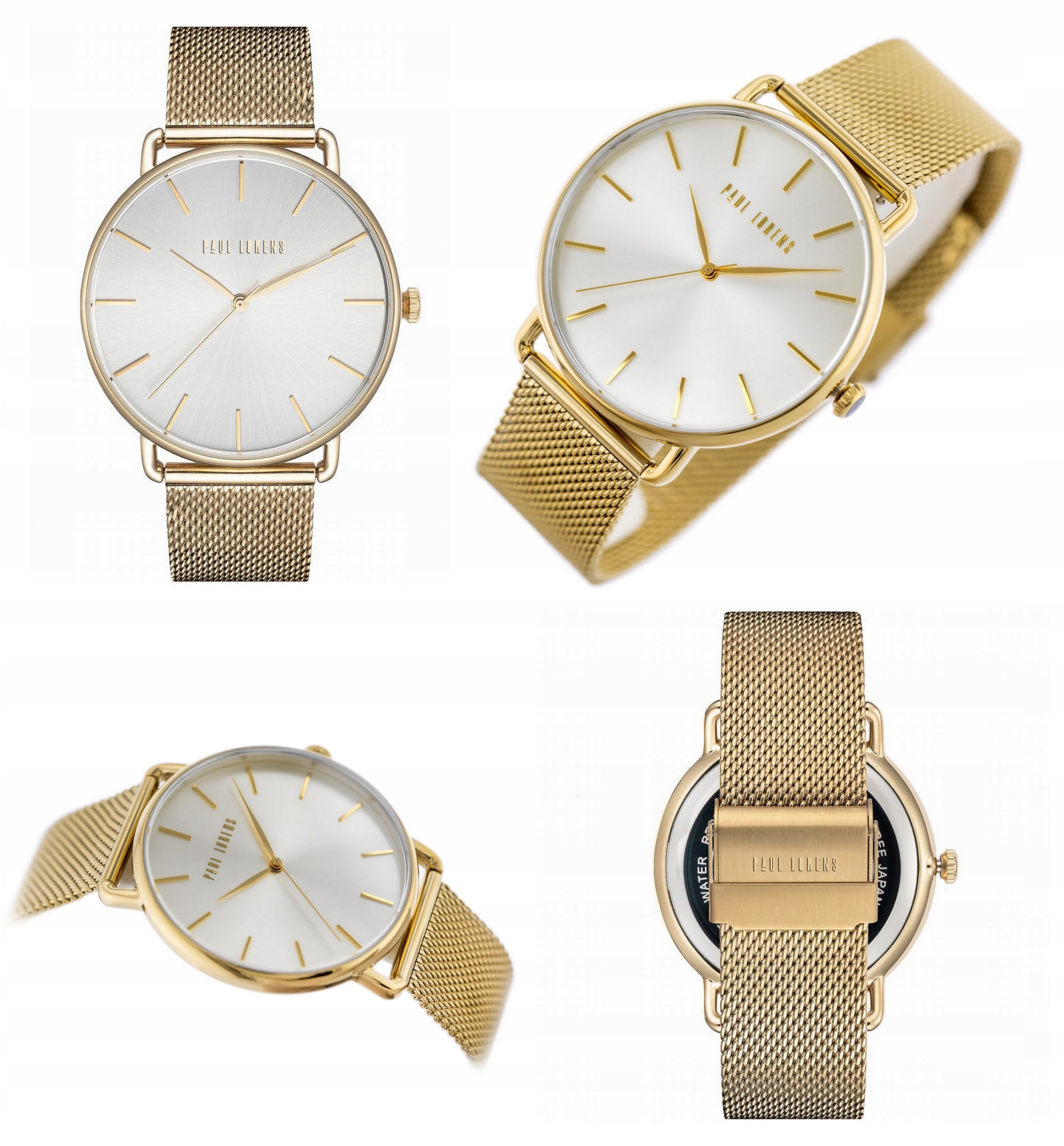 WOMEN'S WATCH PAUL LORENS RONDA gold classic +BOX +ENGRAVING EAN (GTIN) 5904305694207