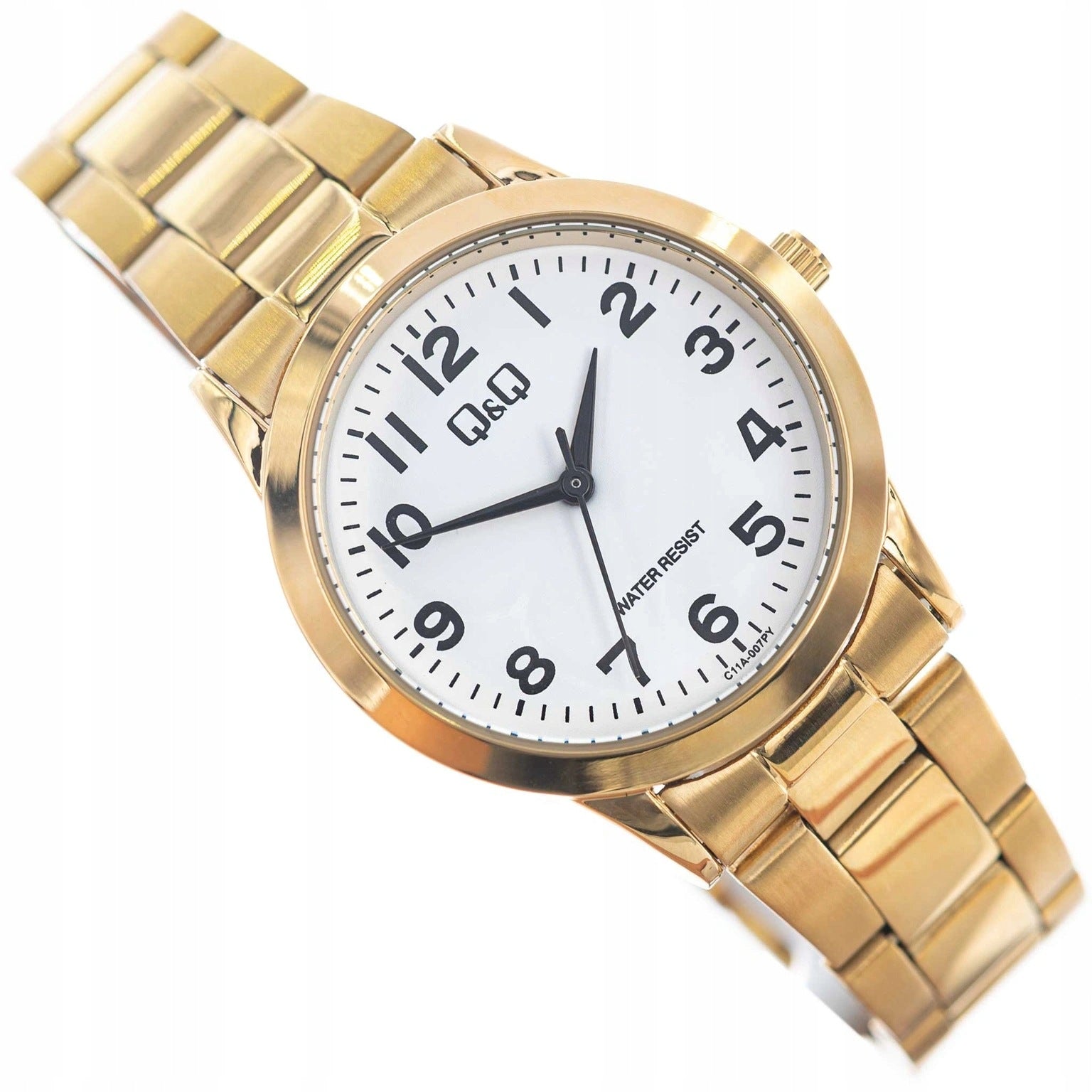 WOMEN'S WATCH QQ C11A-007PY GOLD ON BRACELET CLASSIC FASHIONABLE