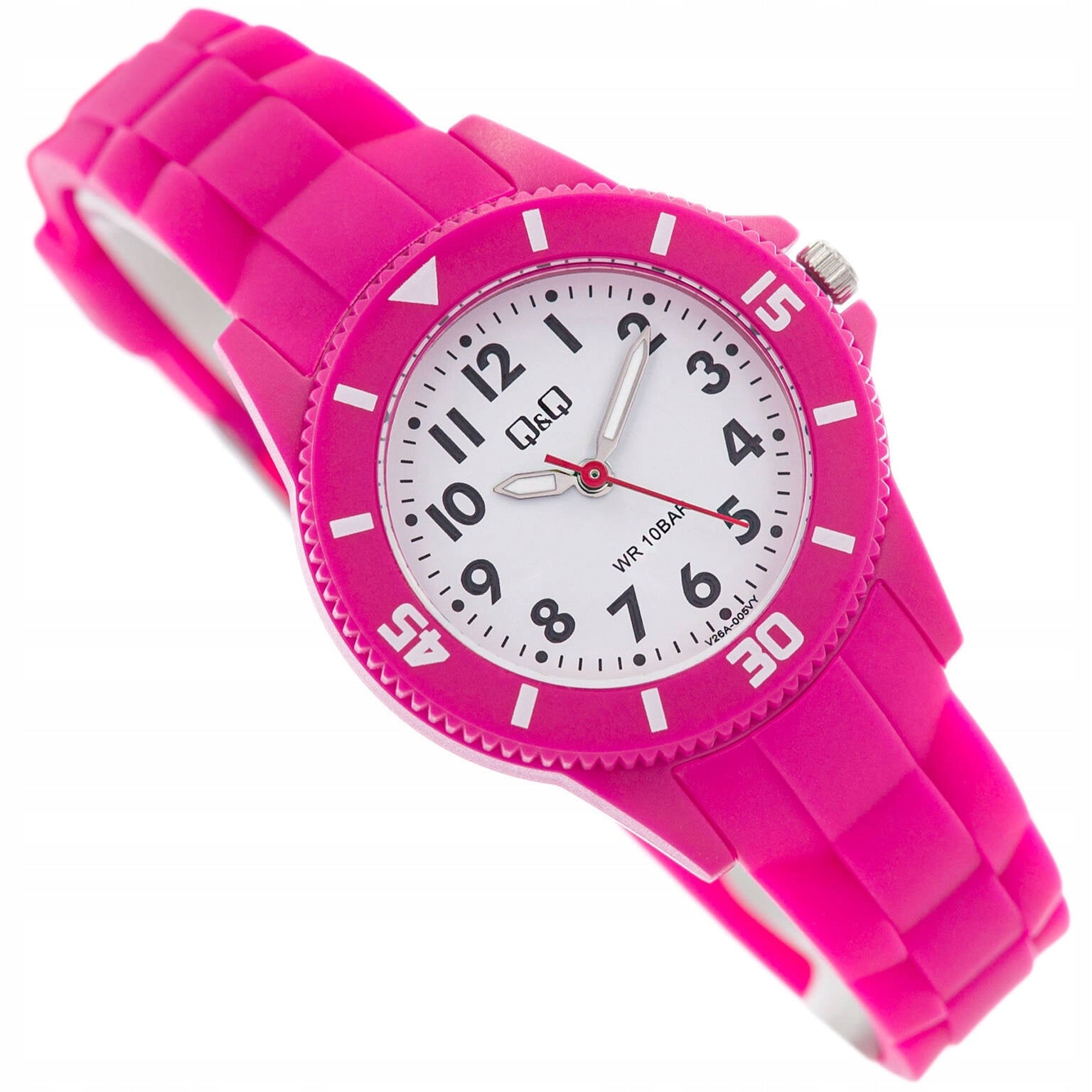 WOMEN'S WATCH QQ V26A-005VY PINK YOUTH CASUAL 100M