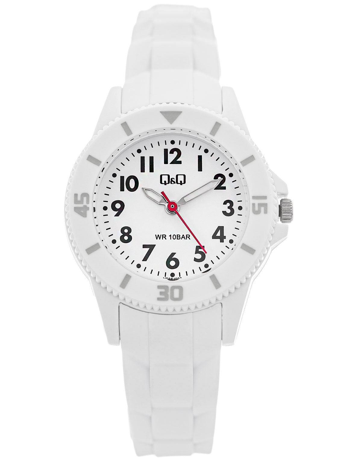 WOMEN'S WATCH QQ VS66J002Y WHITE CASUAL 100M Brand Q&Q