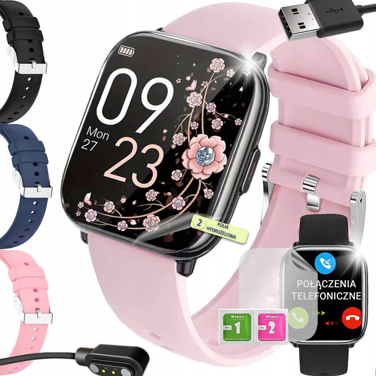 WOMEN'S WATCH SMARTWATCH Conversation PL menu AMOLED 3 STRIPES + FOIL