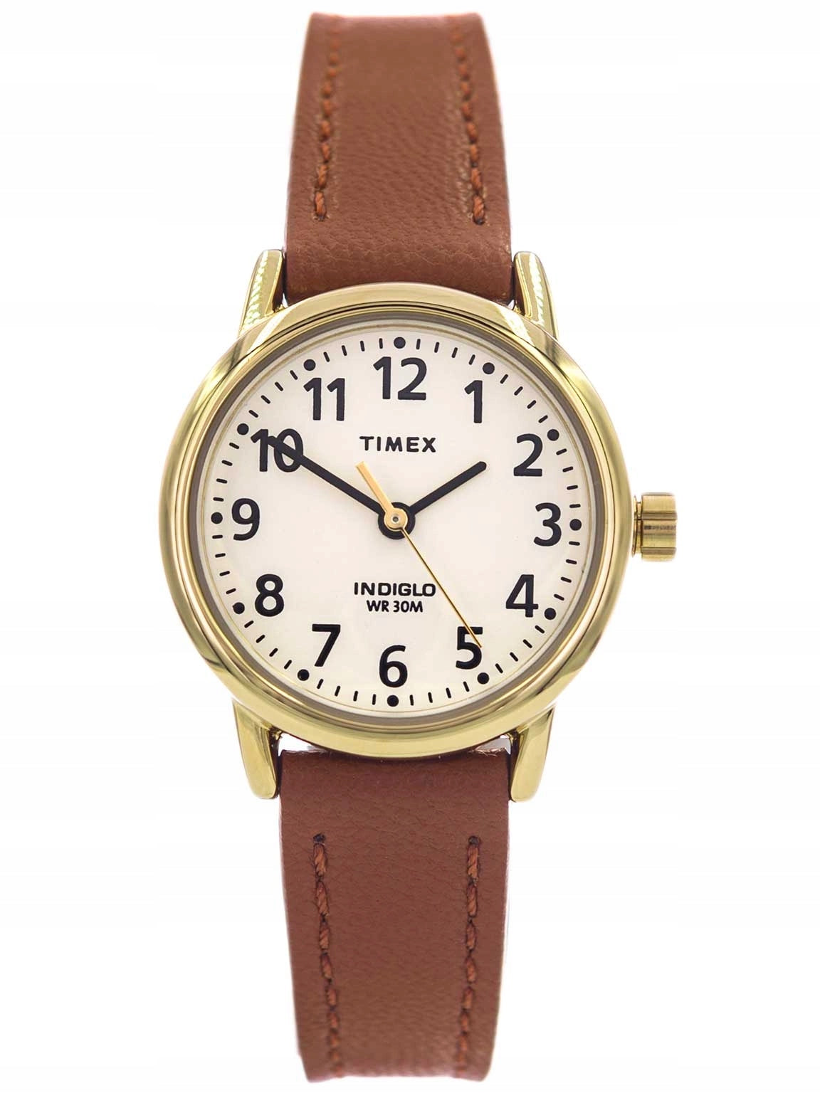 WOMEN'S WATCH TIMEX TW2V75400 EASY READER BROWN ON THE STRAP BACKLIGHT Packaging status original