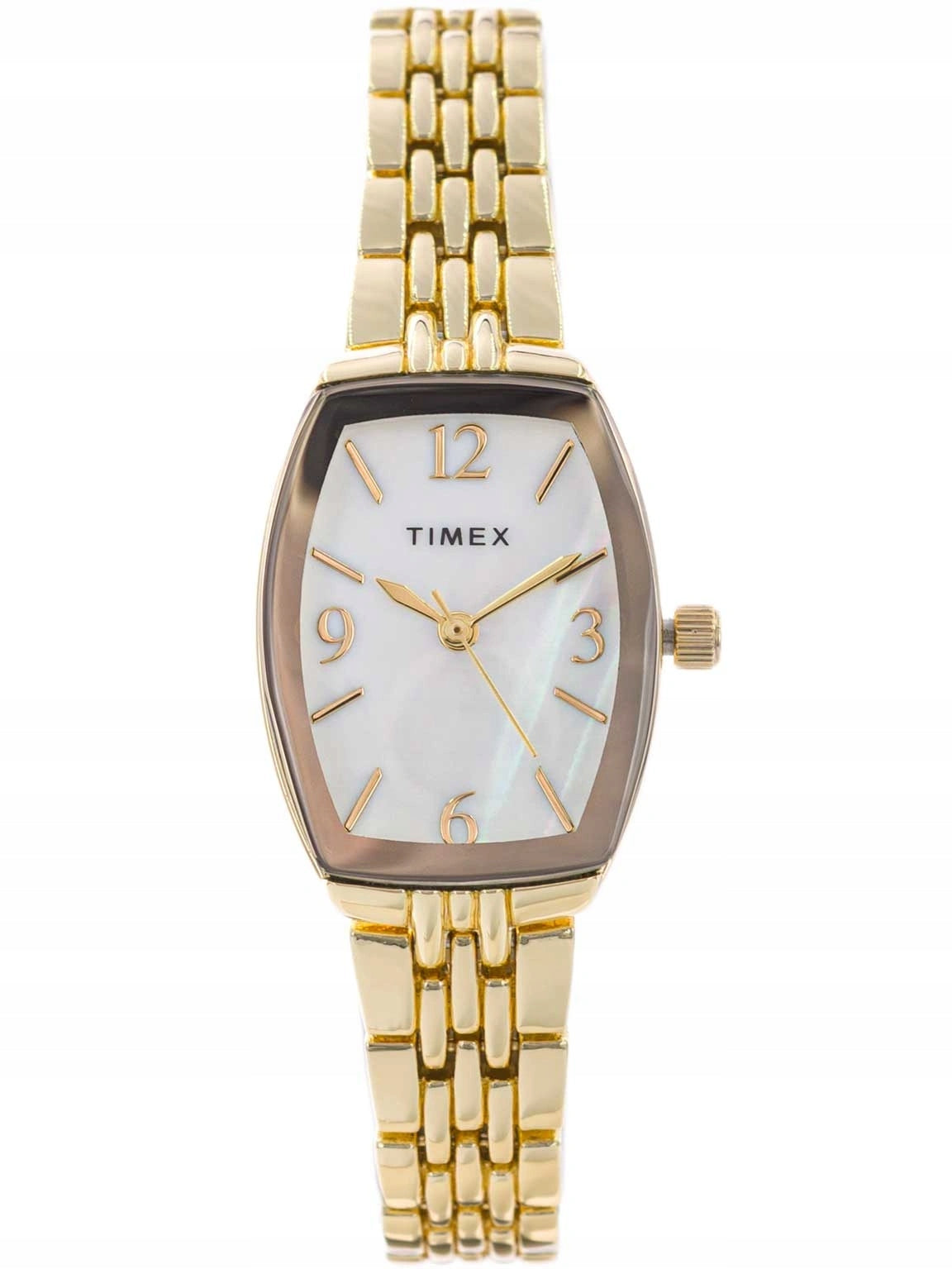 WOMEN'S WATCH TIMEX TW2Y22400 CHARLOTTE GOLD ON GLAMOUR BRACELET Packaging status original