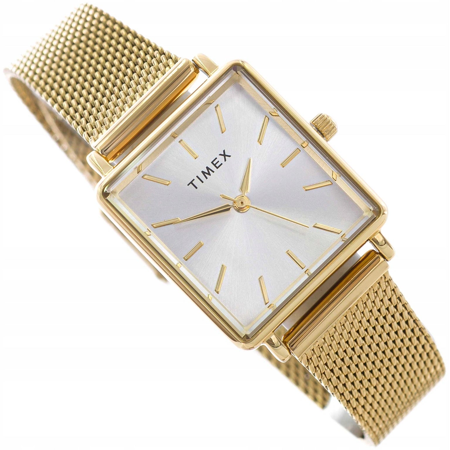 WOMEN'S WATCH TIMEX TW2Y26100 TRANSCEND GOLD ON MESH BRACELET
