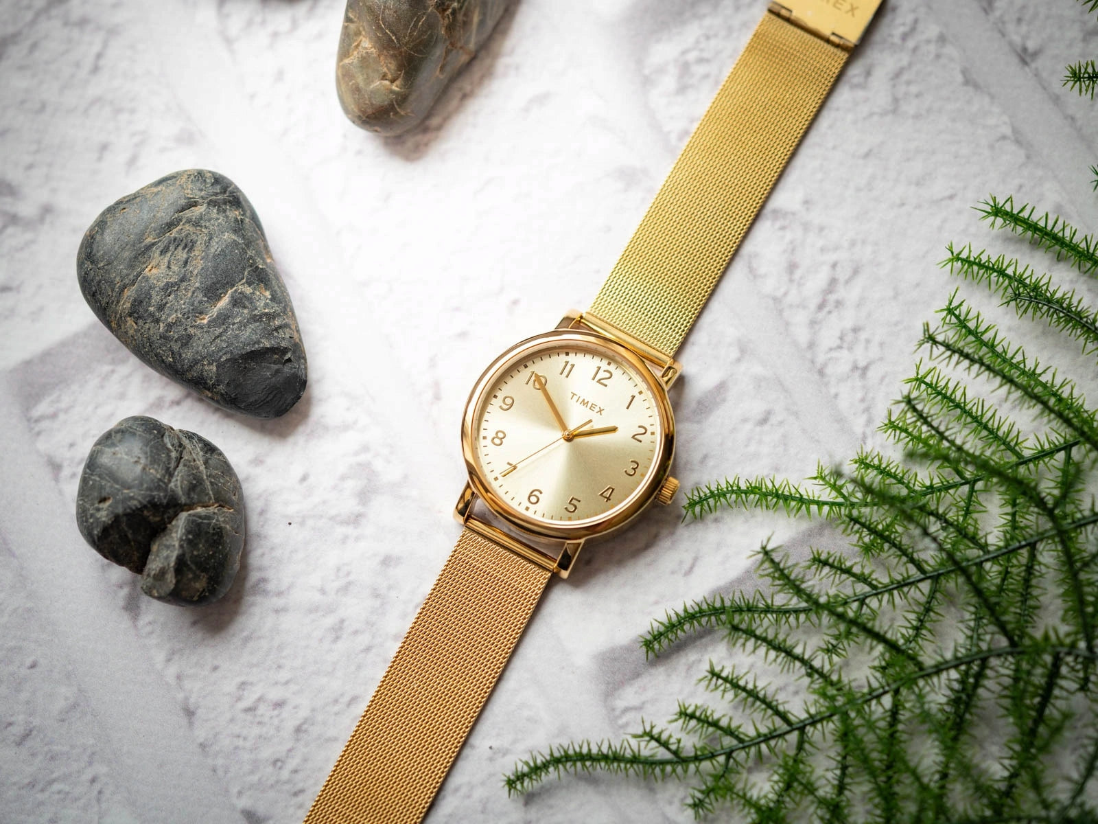 WOMEN'S WATCH TIMEX TW2Y68900 TREND ORIGINALS GOLD ON BRACELET Brand Timex