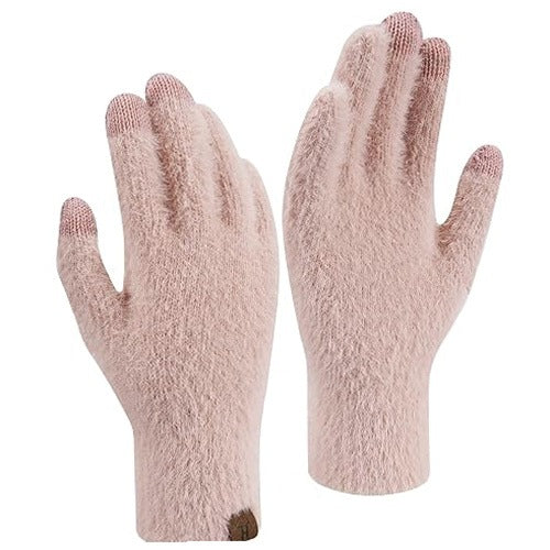WOMEN'S WINTER GLOVES FOR TOUCH SCREENS IMITATION MINK FOR HOME