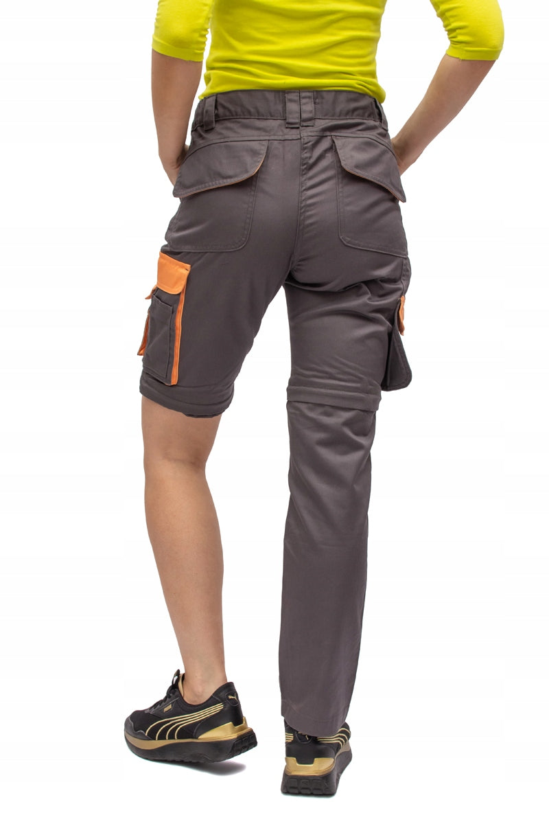 WOMEN'S work trousers with pockets BHP XXL 44 Color gray