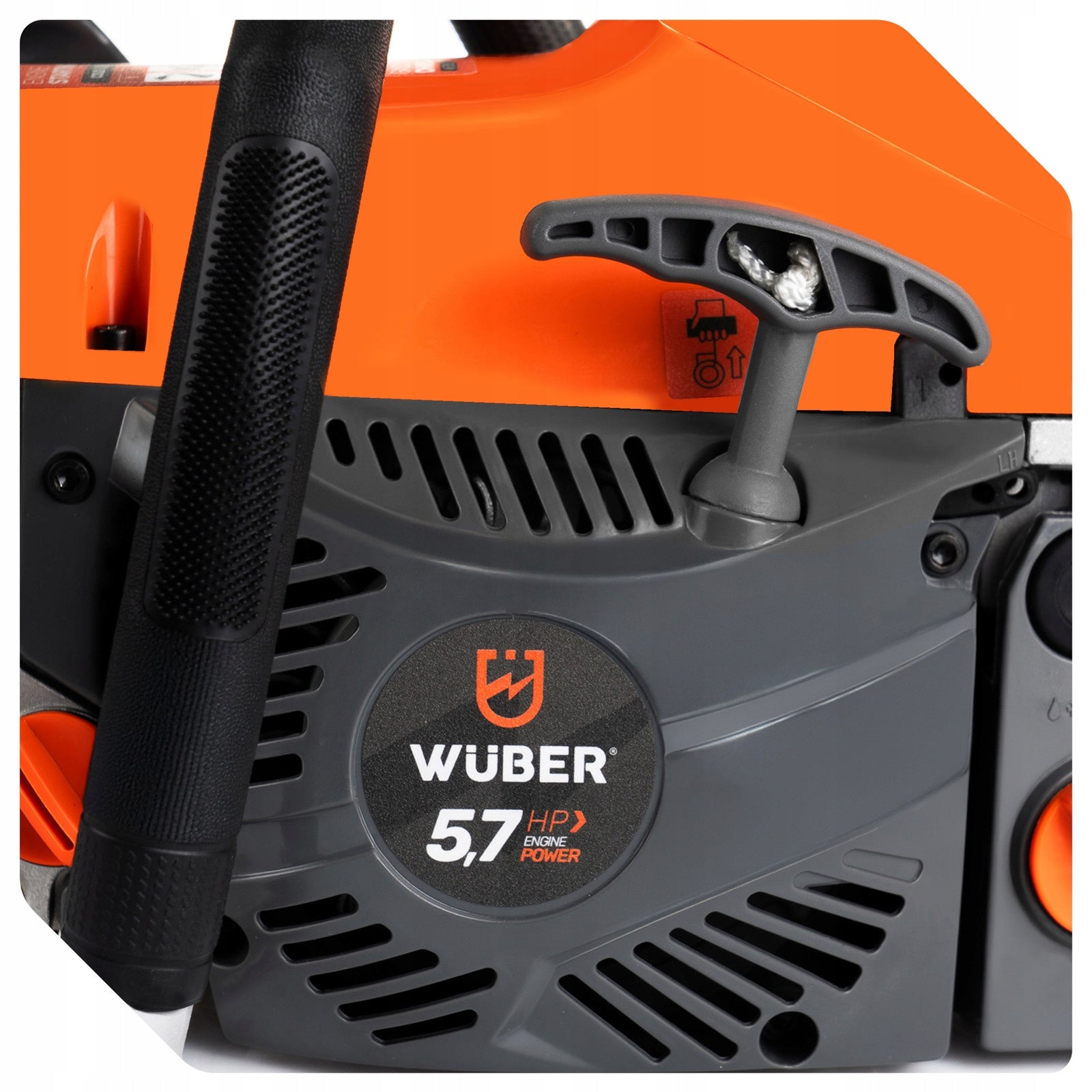 WOOD CHAINSAW 5,7KM +2 LEADS + OIL +2x CHAIN. Chain manufacturer Wuber