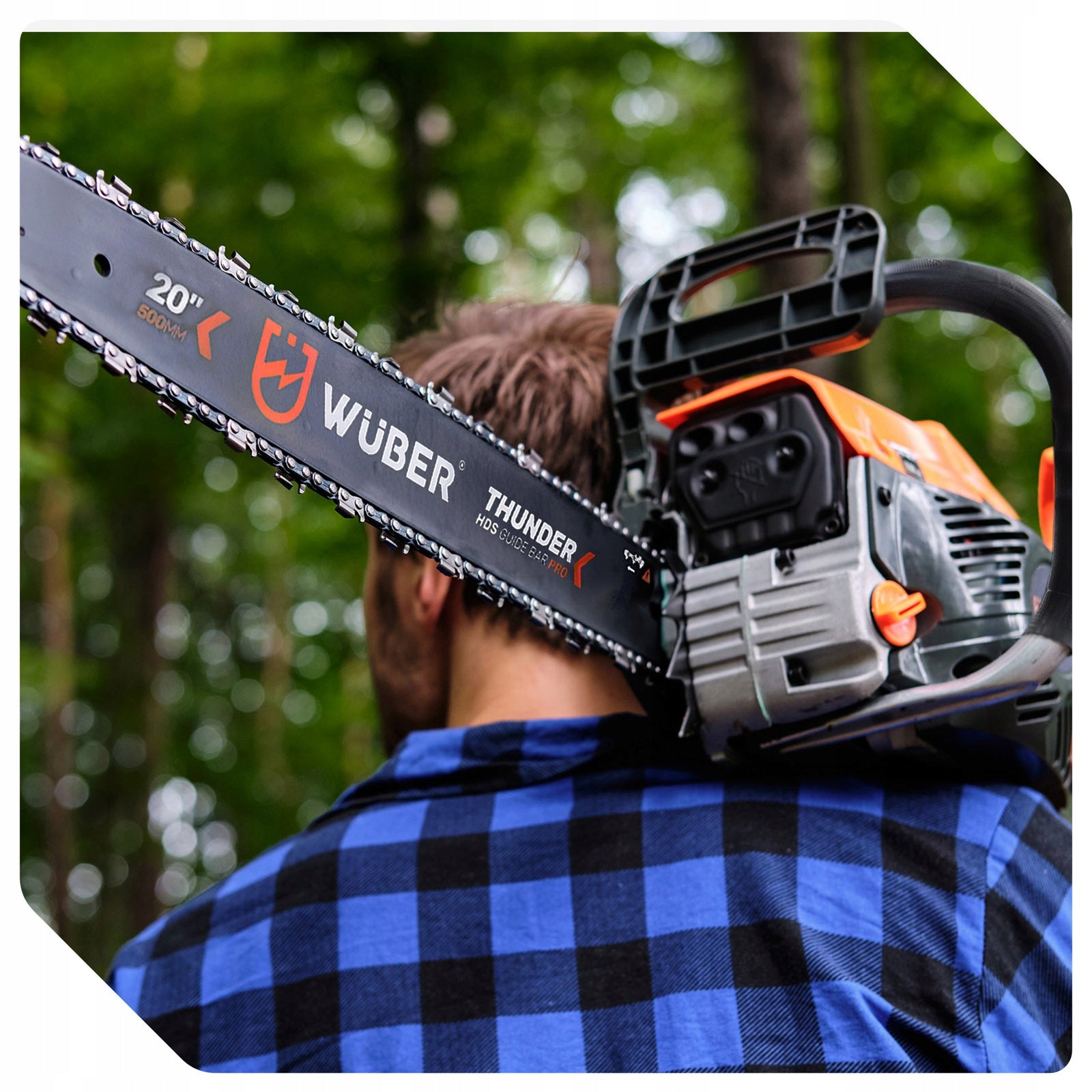 WOOD CHAINSAW 5,7KM +2 LEADS + OIL +2x CHAIN. Engine displacement 58 cm³