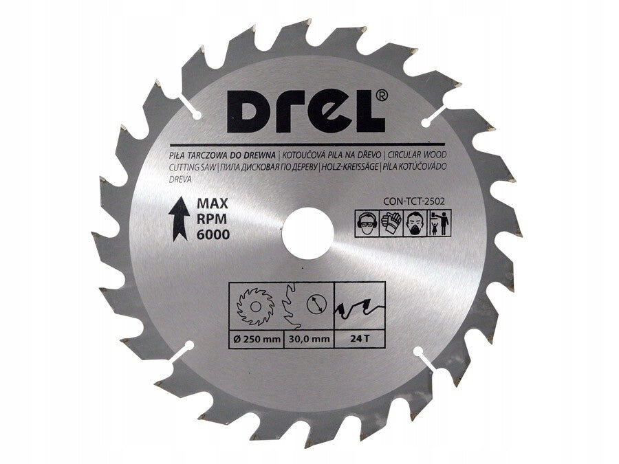 WOOD CIRCULAR SAW 250X30mm 24Z