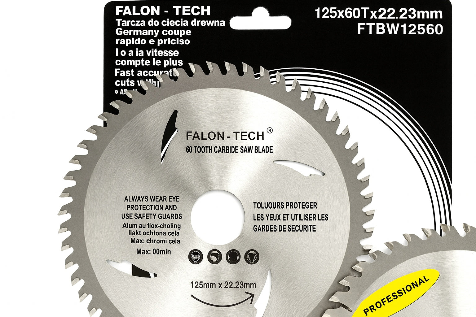 WOOD CUTTING DISC SAW FINE TOOTH 125 MM x22 x 60T TEETH
