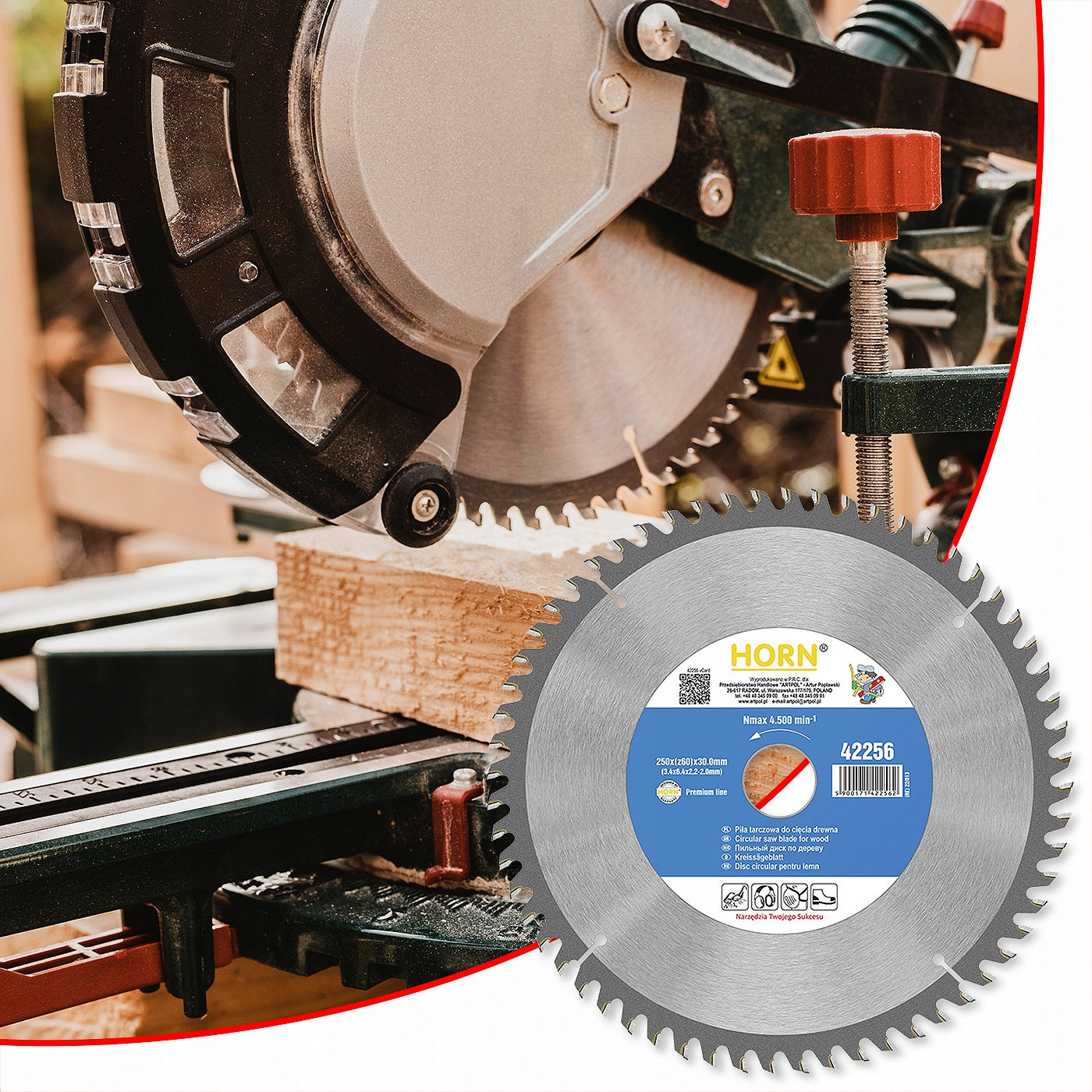 WOOD DISC 250 x 30mm 60 TEETH CIRCULAR SAW TREE CUTTING COUNTRY Packaging status original