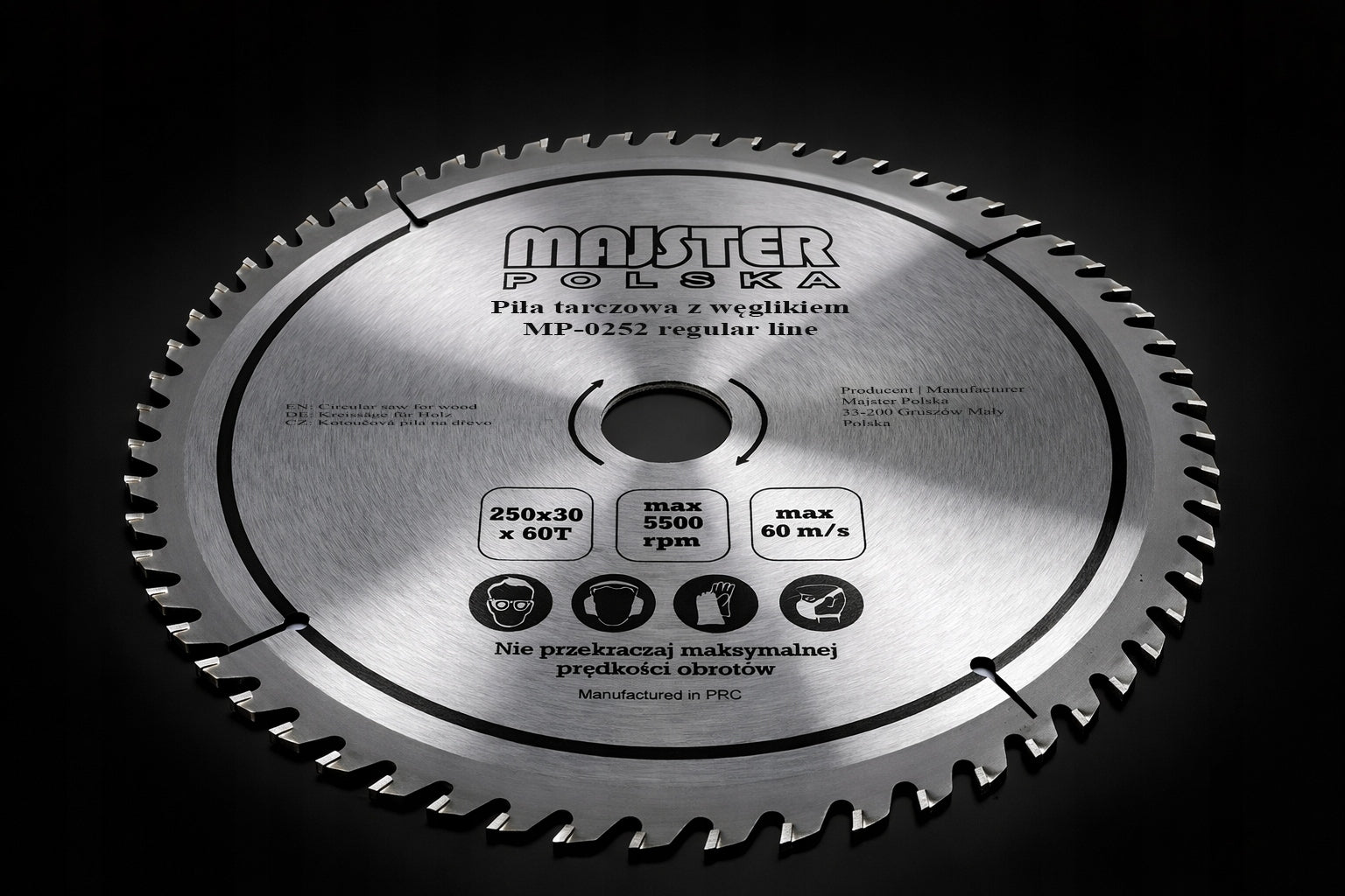 WOOD DISCS Widia Table SAW 24T 40T 60T 80T 100T MAJSTER Polska 5pc Brand Majster Polska