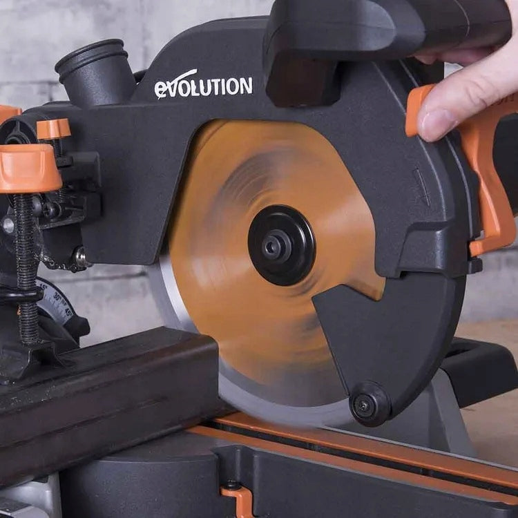 WOOD MITER SAW EVOLUTION POWER R210MS+ SAW 210 MM + LASER Rotational speed 3750 rpm