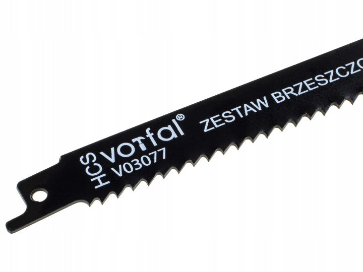 WOOD RECIPROCATING SAW BLADE 240mm HCS 5PCS FOX TAIL Brand Vorfal