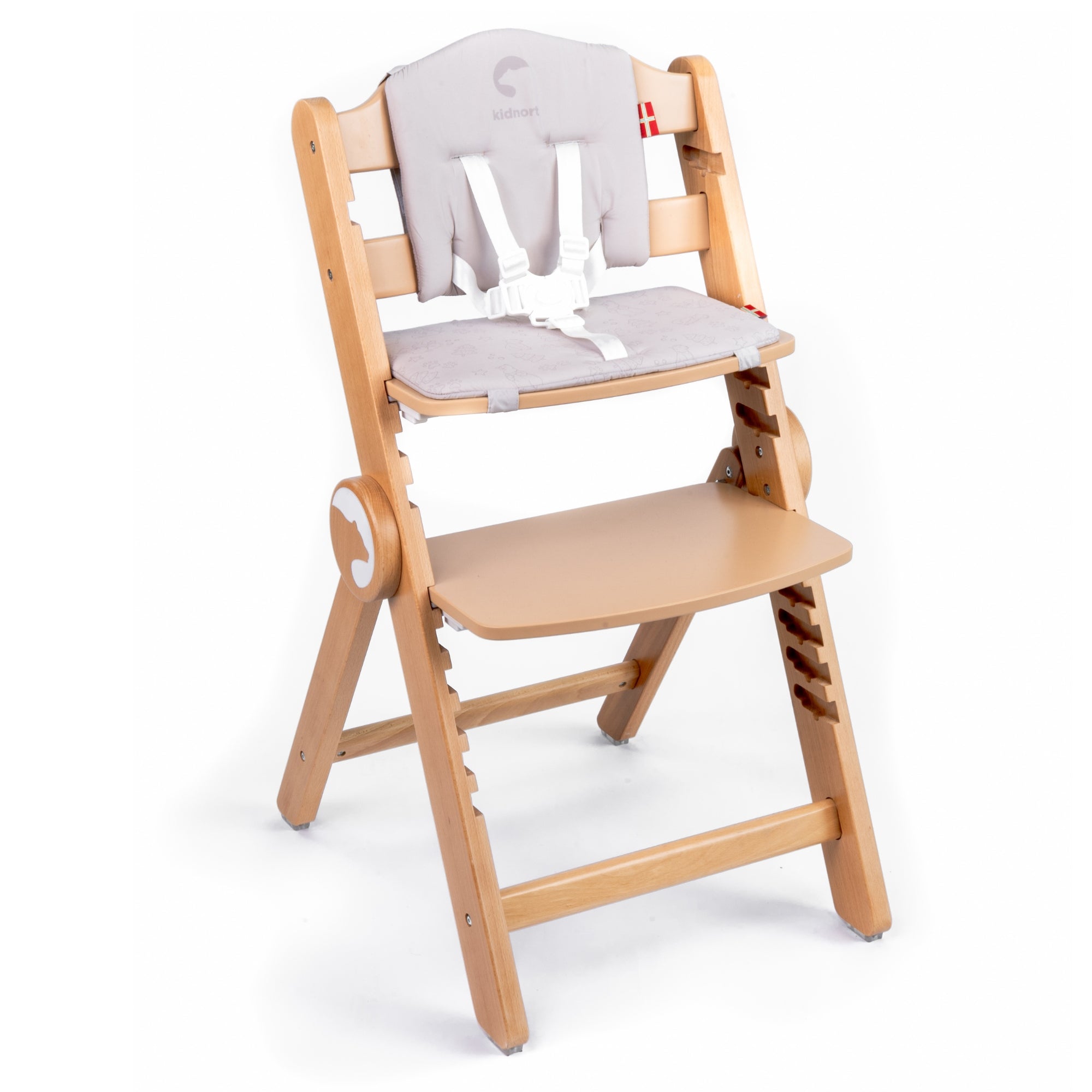 WOODEN FEEDING CHAIR 3in1 DRÖMMER UNIQUE BRONZE WITH TRAY AND STRAPS Manufacturer code DK-011457