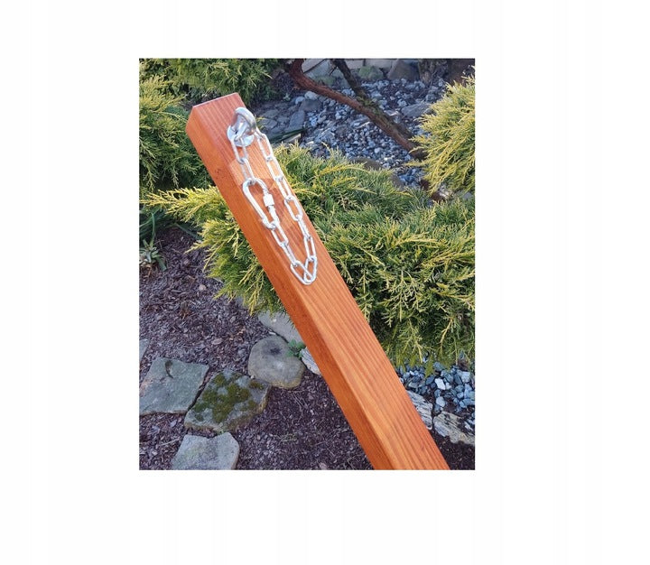 WOODEN FRAME + HAMMOCK 2 persons 300 KG GARDEN Material width 100 cm