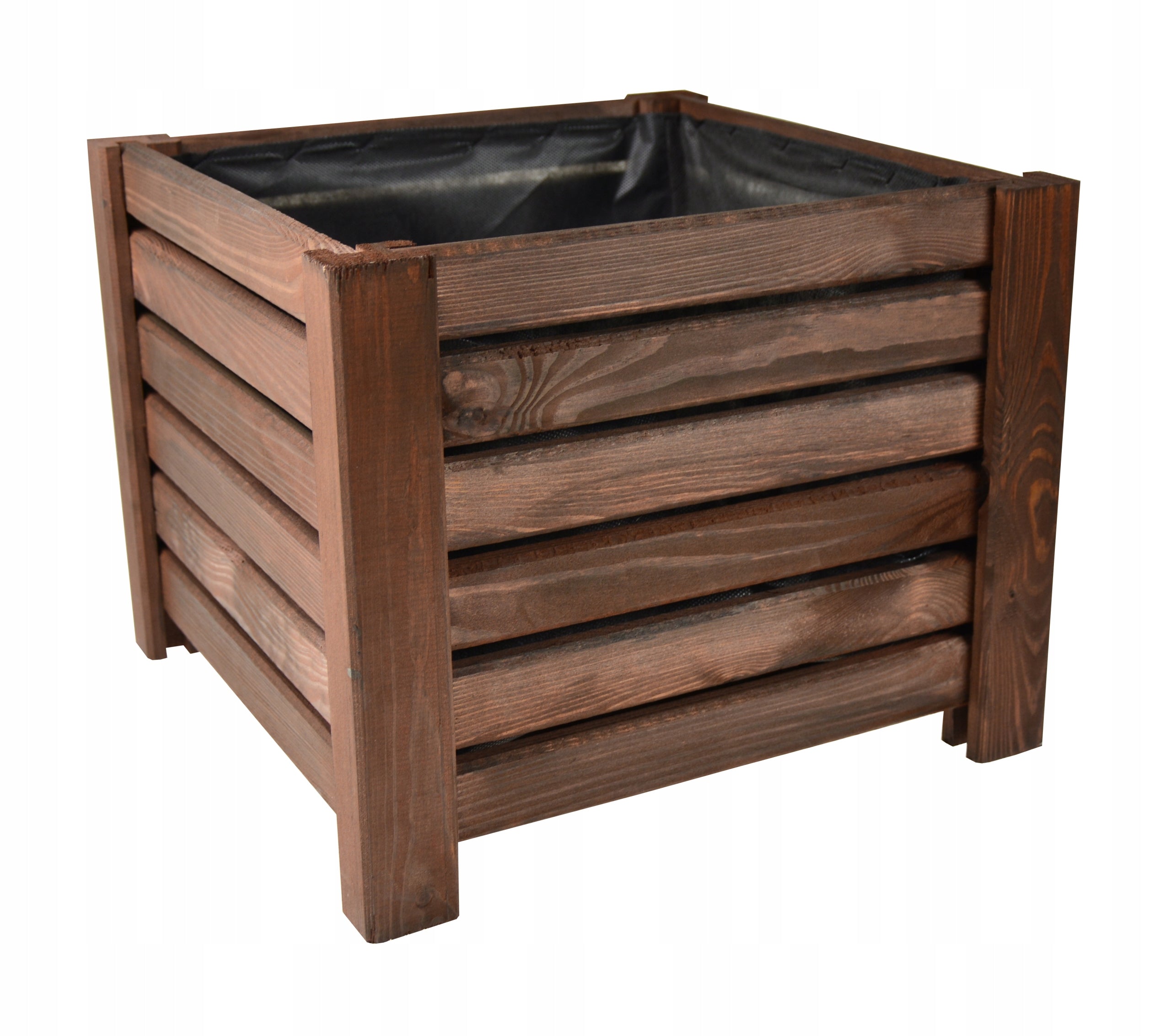 WOODEN GARDEN PLANTER for terrace BOX LARGE Product width 38 cm