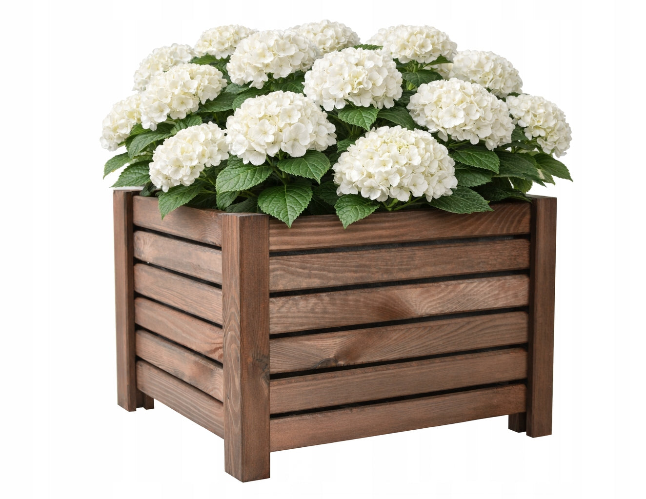 WOODEN GARDEN PLANTER for terrace BOX LARGE
