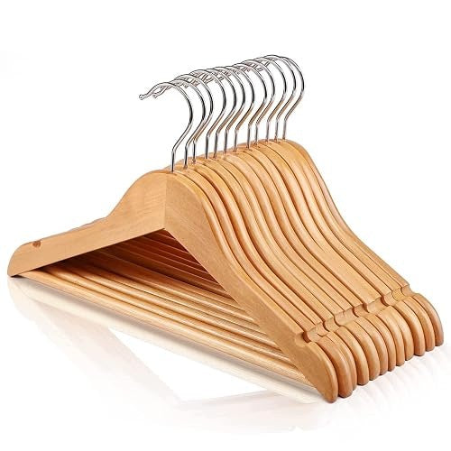 WOODEN HANGERS FOR CHILDREN SWIVEL 360 NON-SLIP 20 PCS. Brand no brand