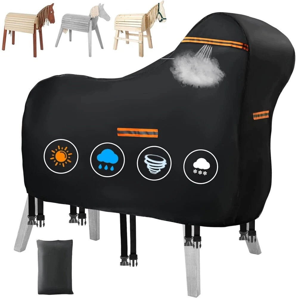 WOODEN HORSE COVER GARDEN OXFORD 420D STRONG Manufacturer no brand