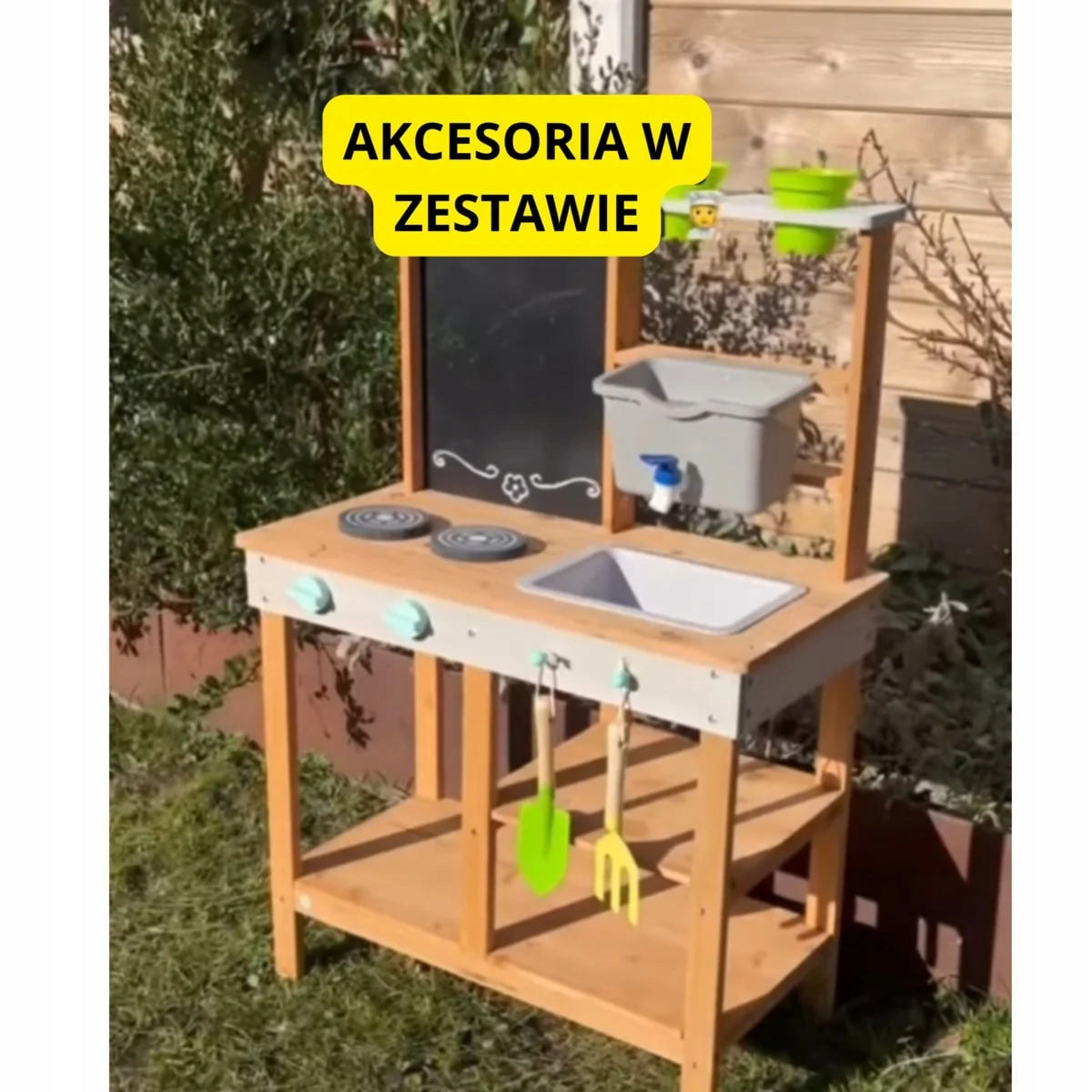 WOODEN MUD KITCHEN For Sand Garden Sandbox For Kids Garden Manufacturer code 3014242A