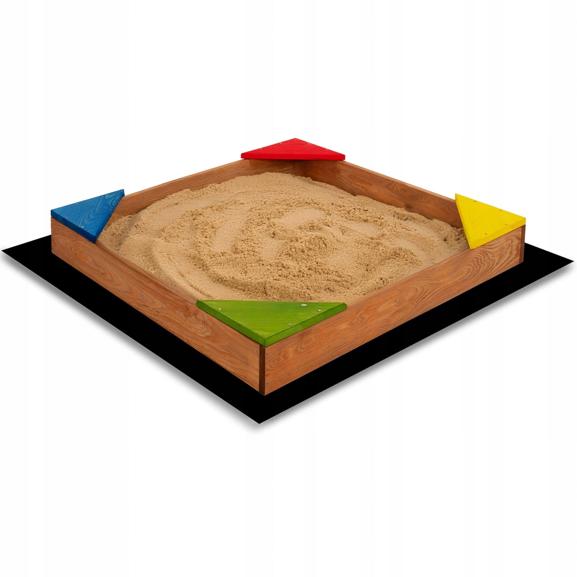 WOODEN SANDBOX LARGE 90CM GARDEN IDEAL FOR CHILDREN'S BACKYARD