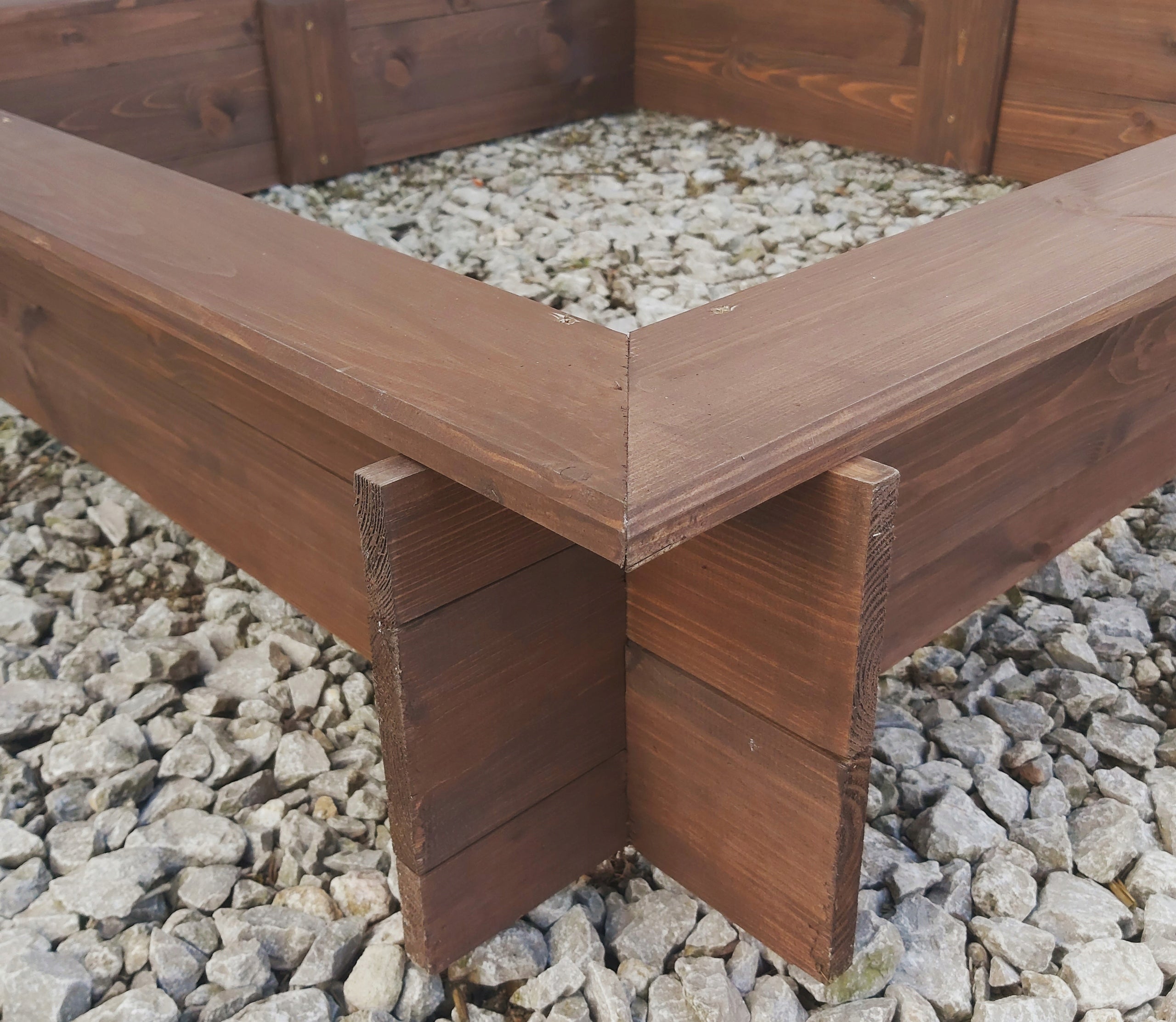 WOODEN SANDBOX P1 120X120 ROSEWOOD Brand no brand