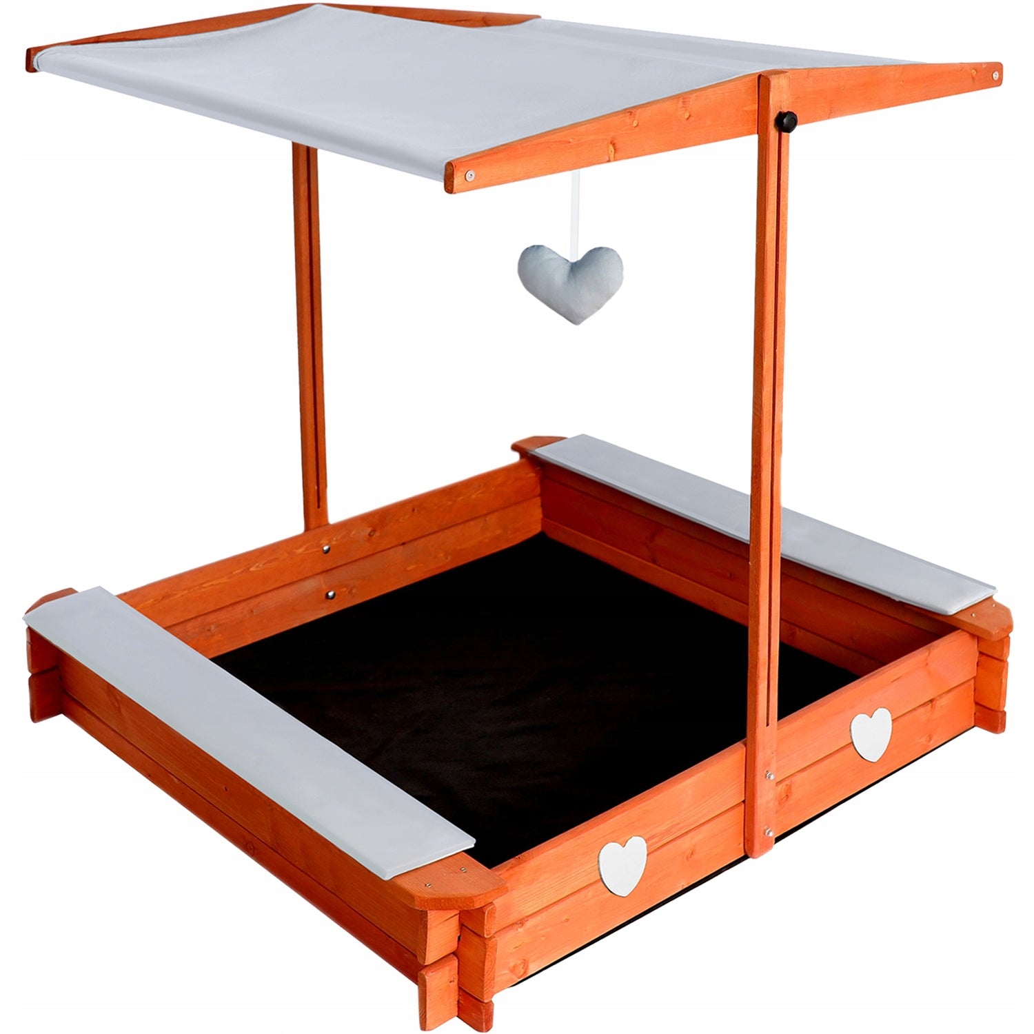 WOODEN SANDBOX WITH CANOPY CLOSED 120CM FOR A CHILD Manufacturer code 24215