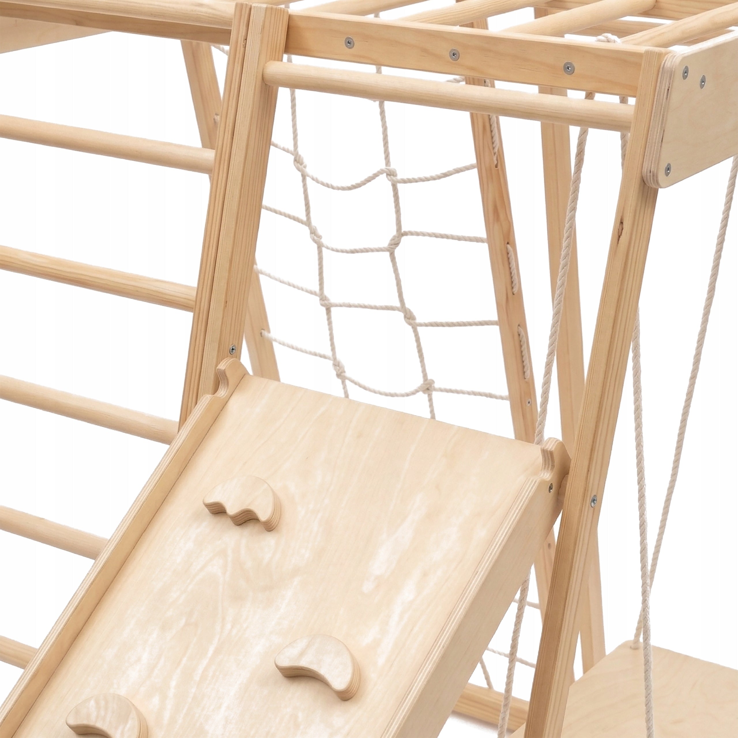 WOODEN SQUARE TOYS FOR CHILDREN 3in1 Ladder Wall Climbing Slide Brand no brand