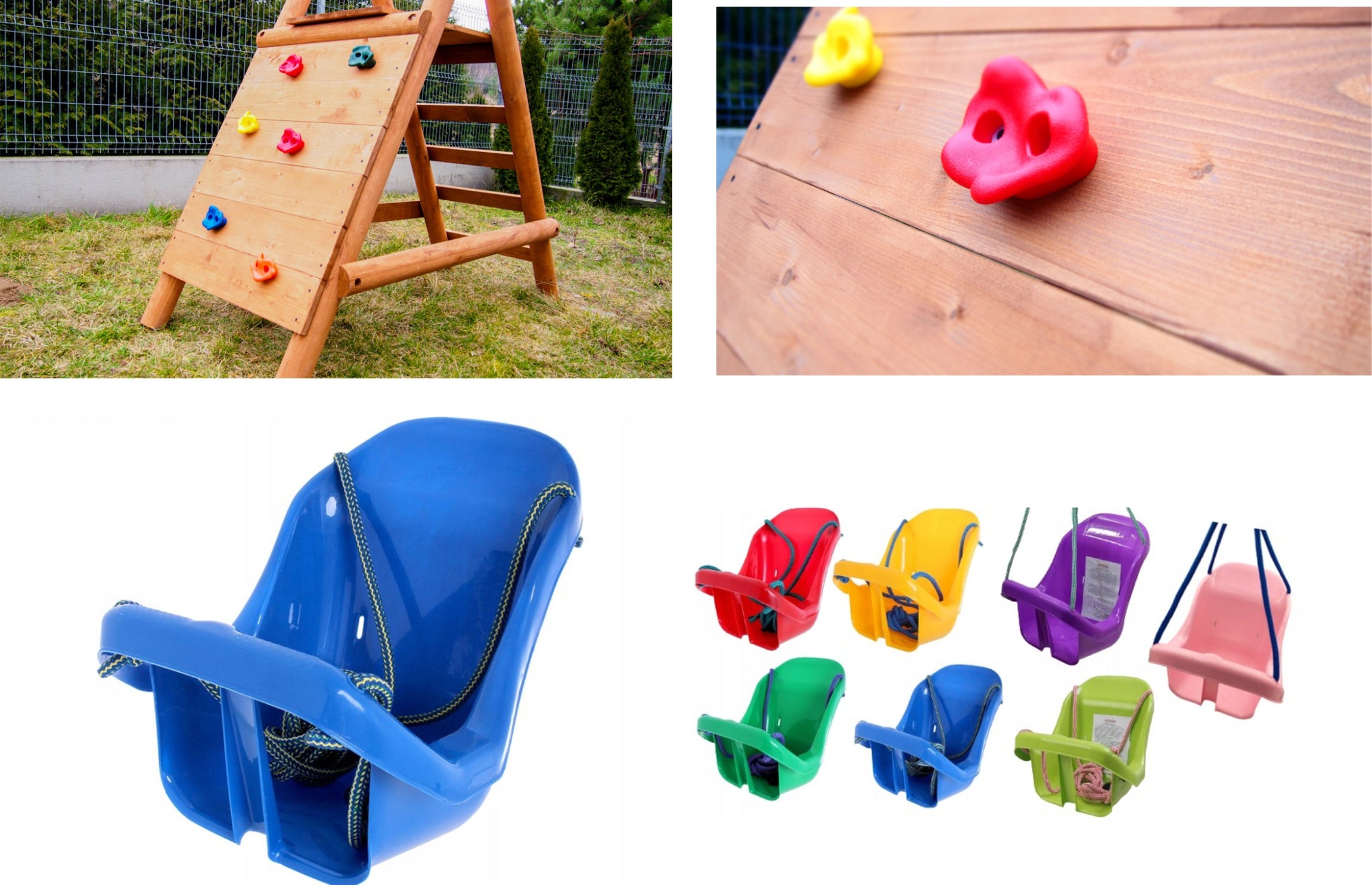 WOODEN SQUARE TOYS FOR GARDEN MEGA STORK NEST SWING IMPREGNATED! Product width 410 cm