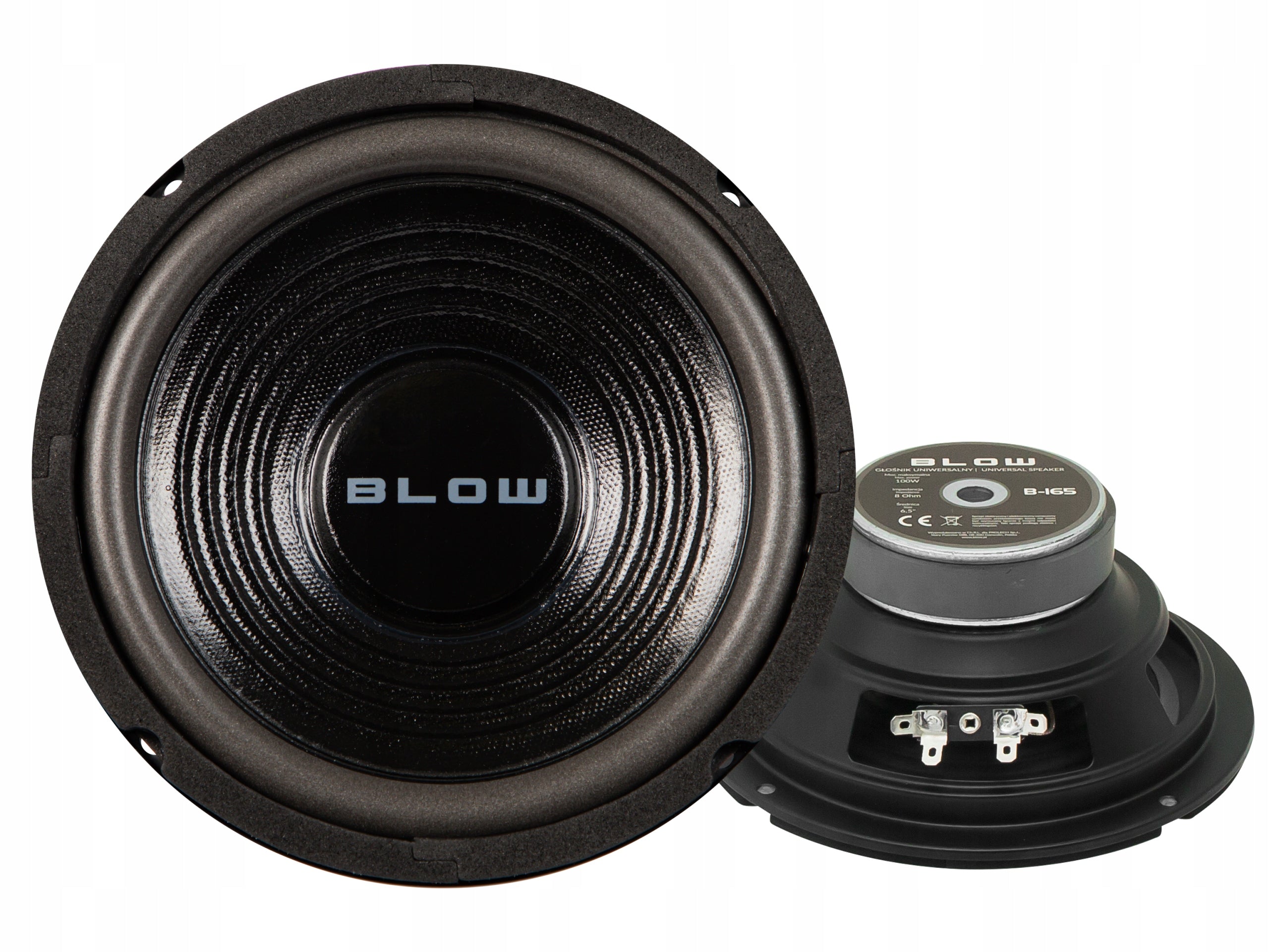 WOOFER BASS SPEAKER B-165 100W BLACK 165MM 16,5CM 8OHM 6,5'' Packaging status original
