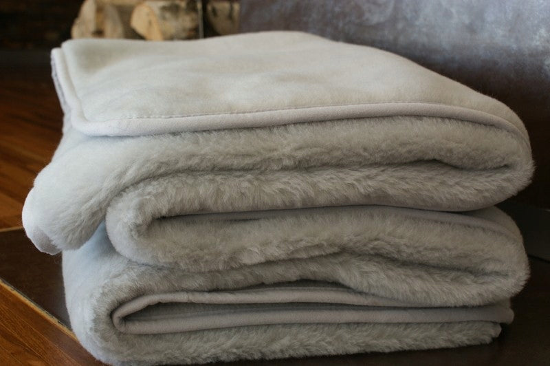 WOOL BLANKET ALPACA ASH 140X200 – NATURAL ALPACA WOOL EAN (GTIN) 5906022576019