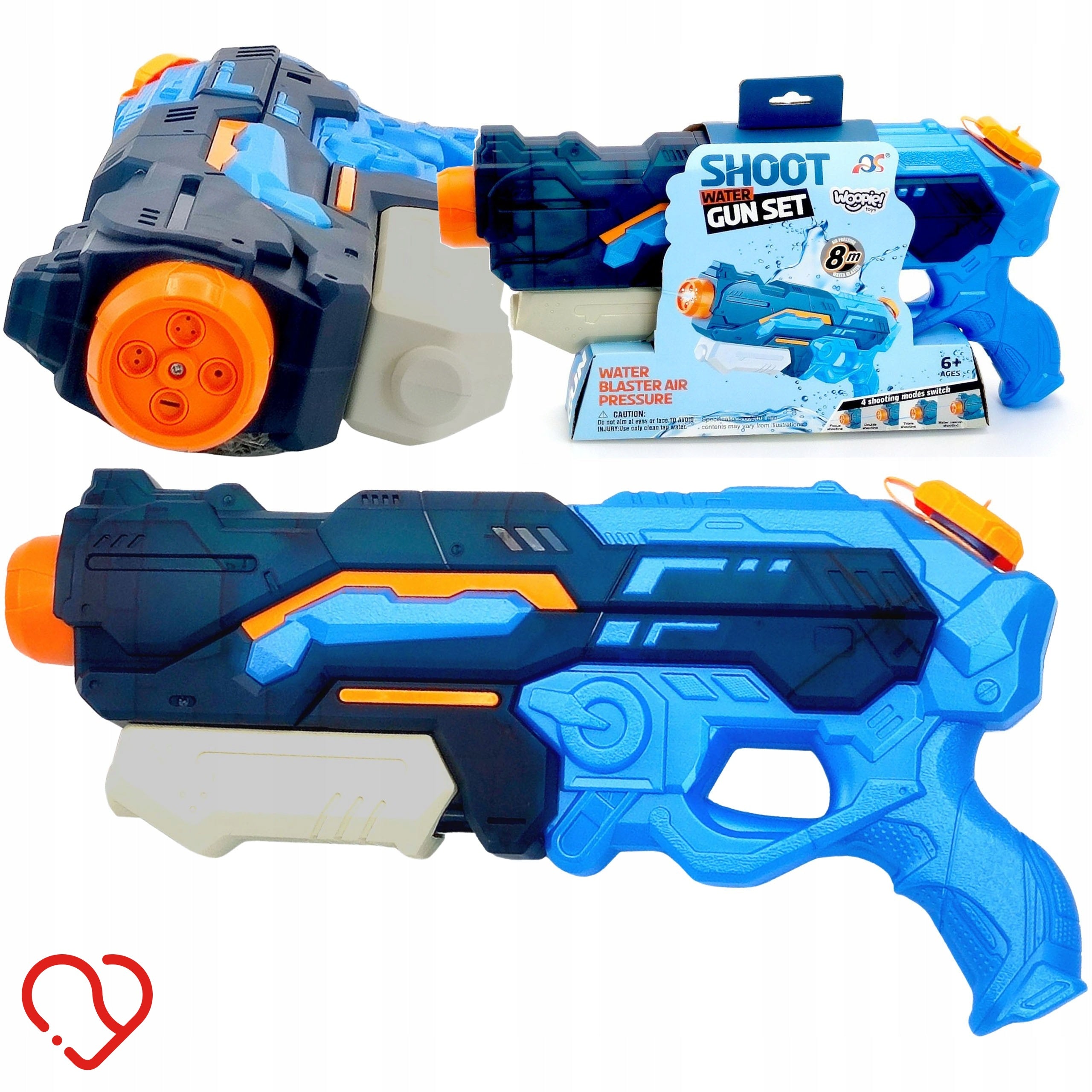 WOOPIE Water gun Air pressure Range about 8m note 6+