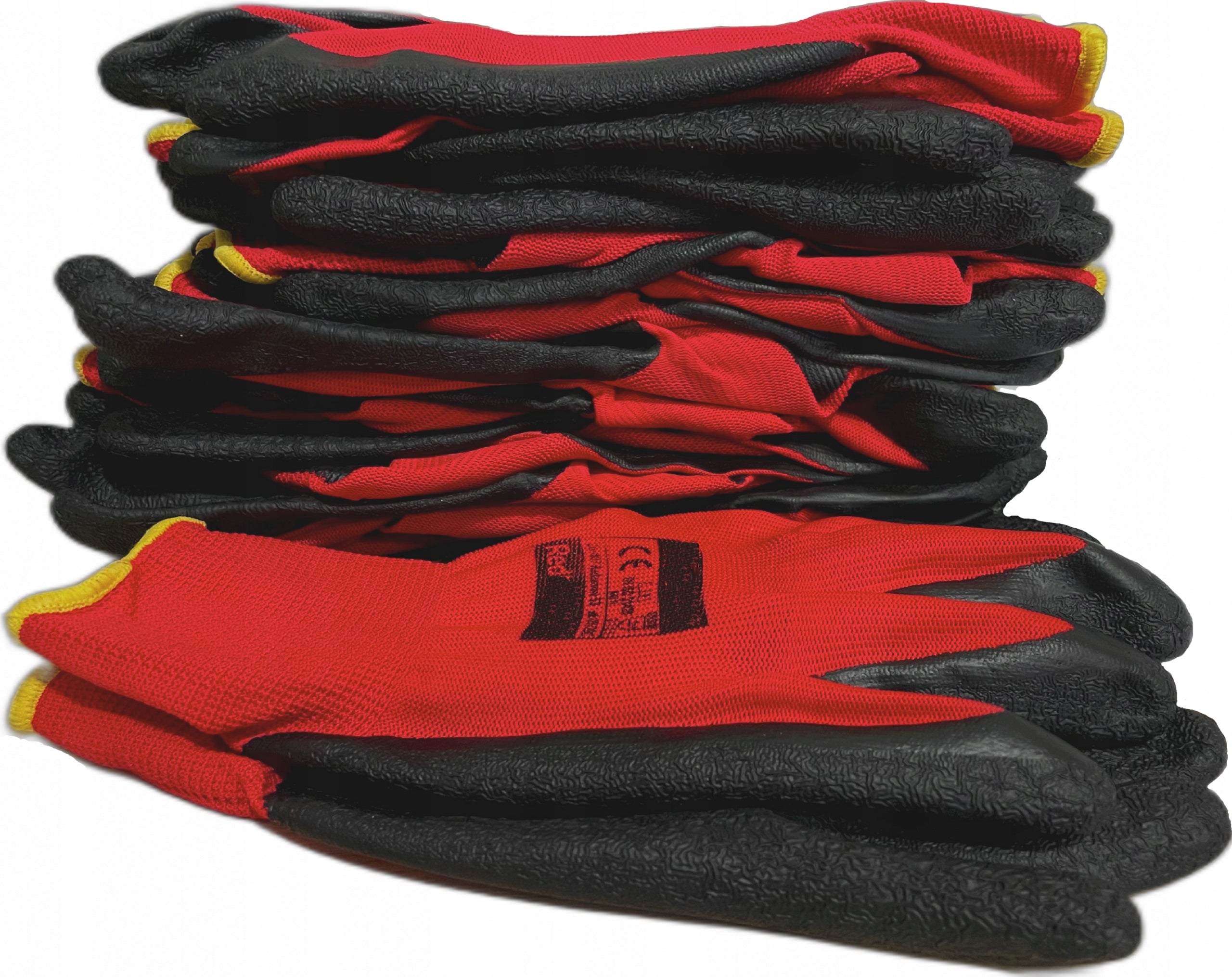 WORK GLOVES SIZE 9 - L 10 PAIRS LATEX GARDEN GLOVES