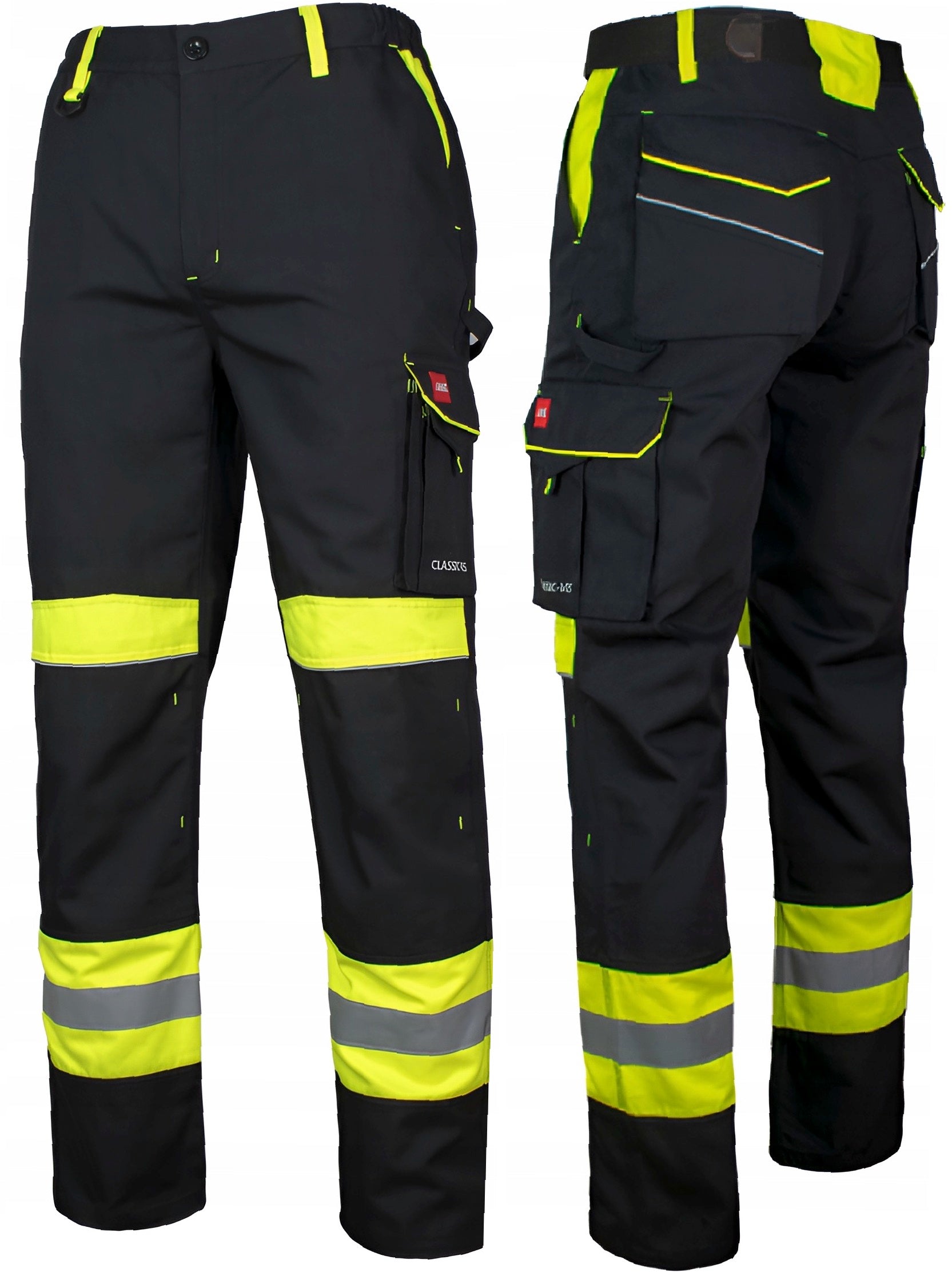 WORK PANTS FOR BELT strong REFLECTIVE seams durable Brand INDEX BHP