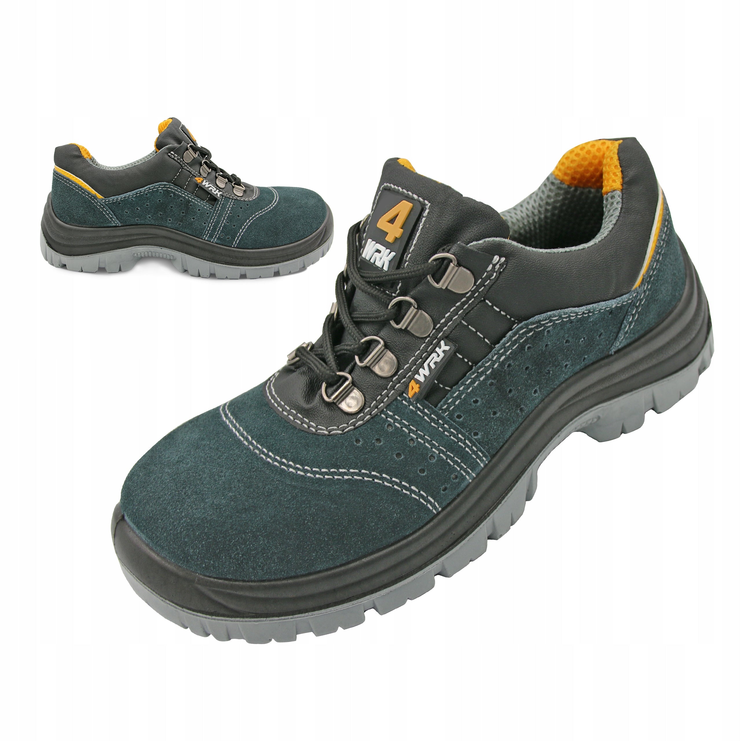 WORK SHOES BREATHABLE LIGHTWEIGHT LEATHER SHOES BHP VELOUR LEATHER O1 R.40 Packaging status original