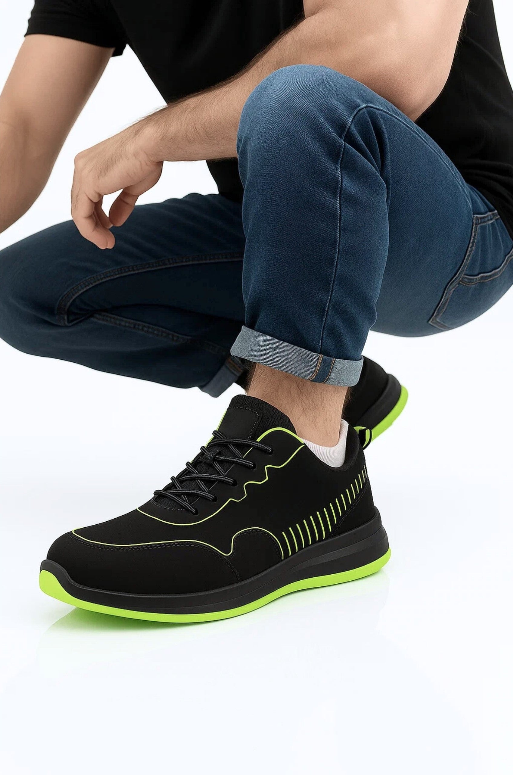 WORK SHOES Men's Shoes LIGHT Protective BHP Strong SPORTS BREATHABLE Packaging status original