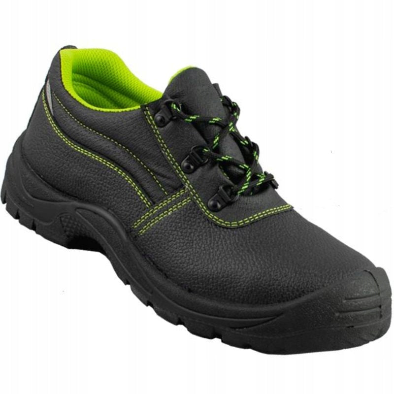 WORK SHOES PROTECTIVE SHOES MEN'S LEATHER WITHOUT LIFT 01 STRONG Manufacturer code BUTY ROBOCZE MĘSIE DAMSKIE BEZ NOSKA OCHRONNE