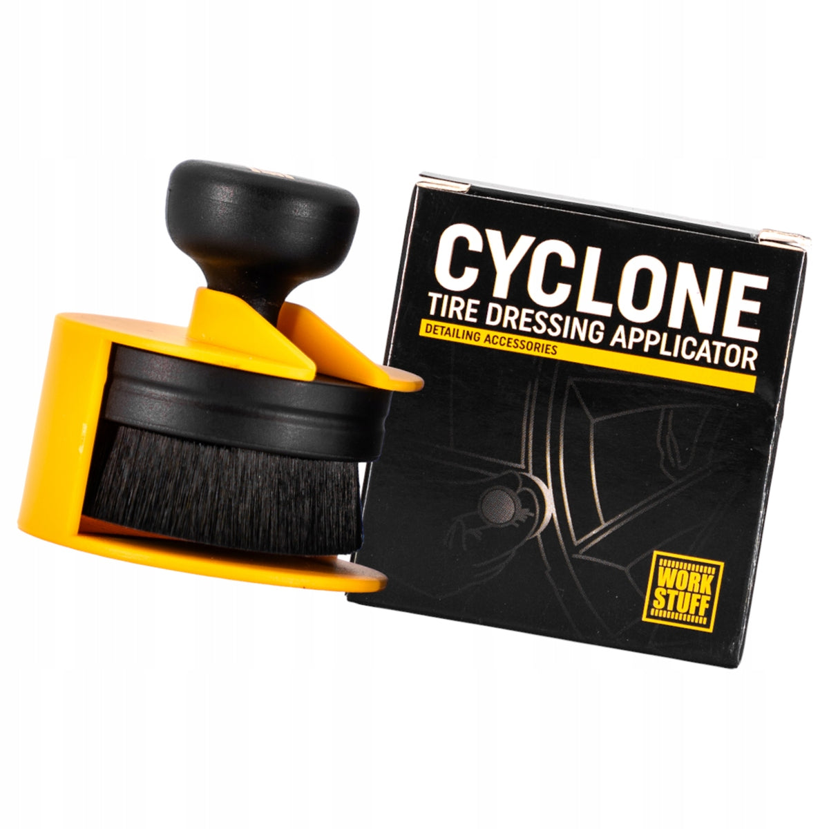 WORK STUFF Cyclone Tire Applicator Soft Brush Tire Applicator Stand