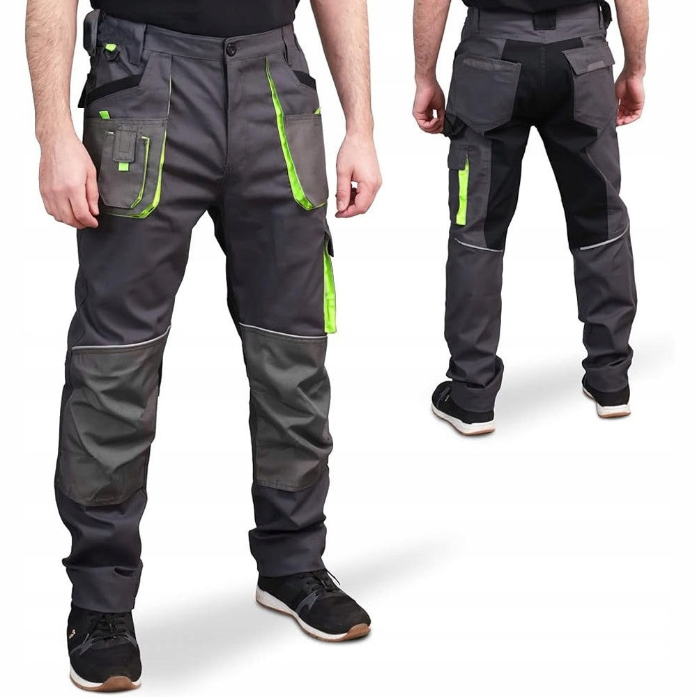 WORK TROUSERS MEN'S ELASTIC TROUSERS REINFORCED STRETCH TO BELT BHP EAN (GTIN) 5907269091235