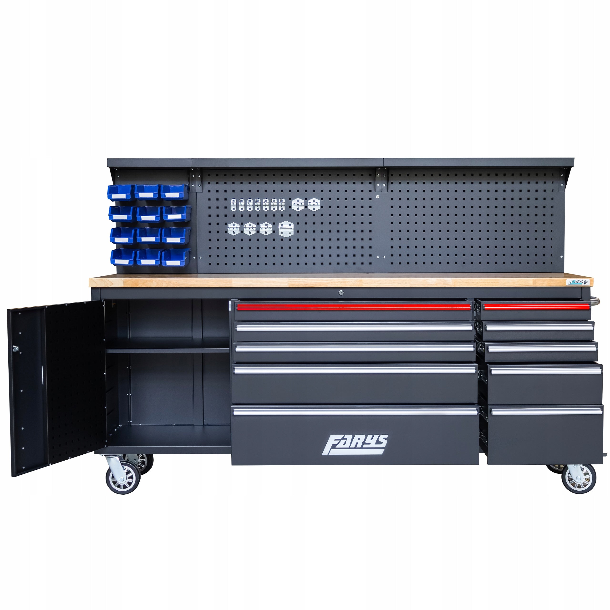 WORKBENCH TOOL CABINET WORKSHOP TOOL CABINET XXL FR4061 Product height 150 cm