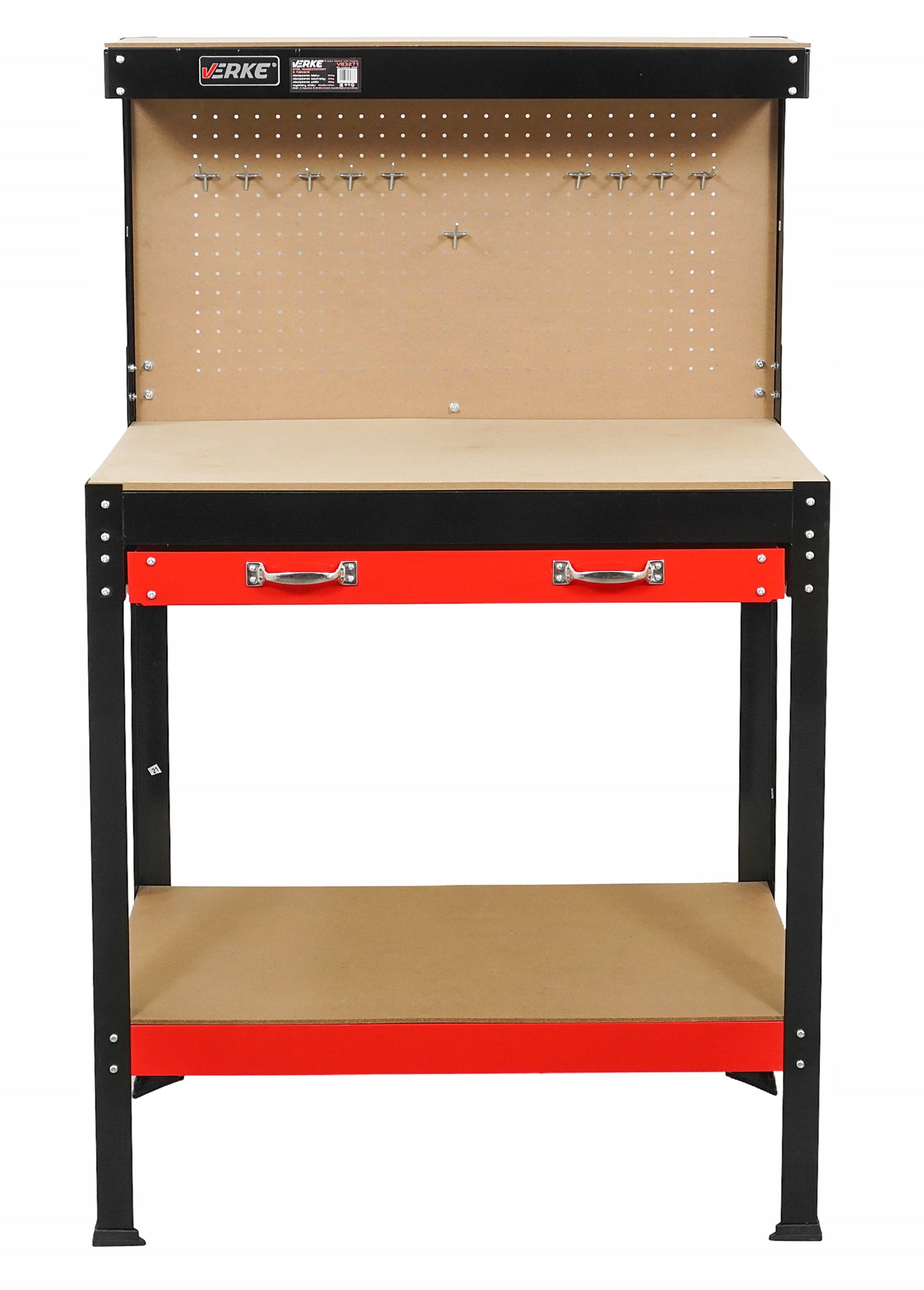 WORKBENCH TOOL FOR GARAGE WORKSHOP COUNTERTOP + HOOKS Packaging status original