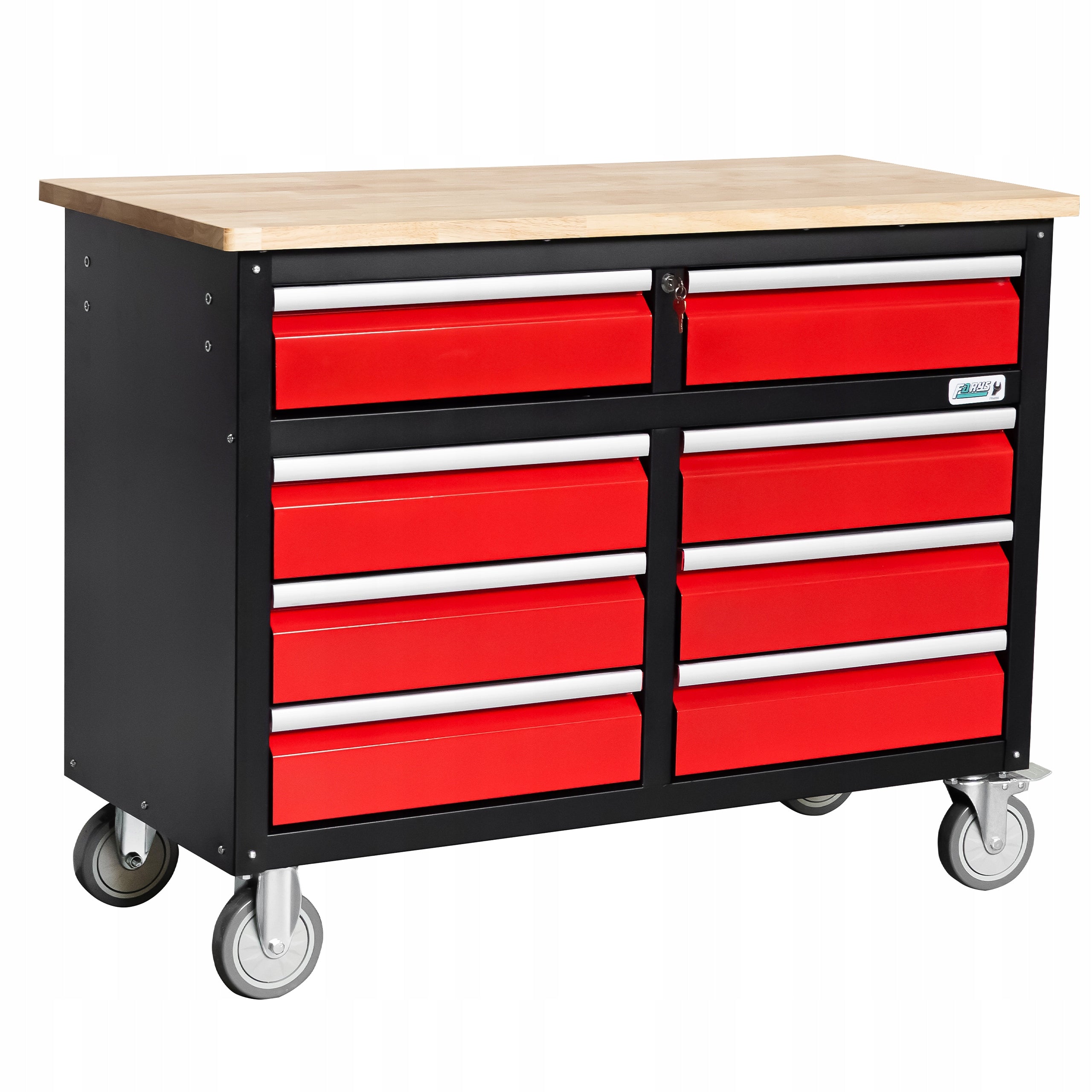 WORKBENCH WITH 8 DRAWERS | WOODEN TOOL CABINET TOP FARYS Manufacturer code FR4098