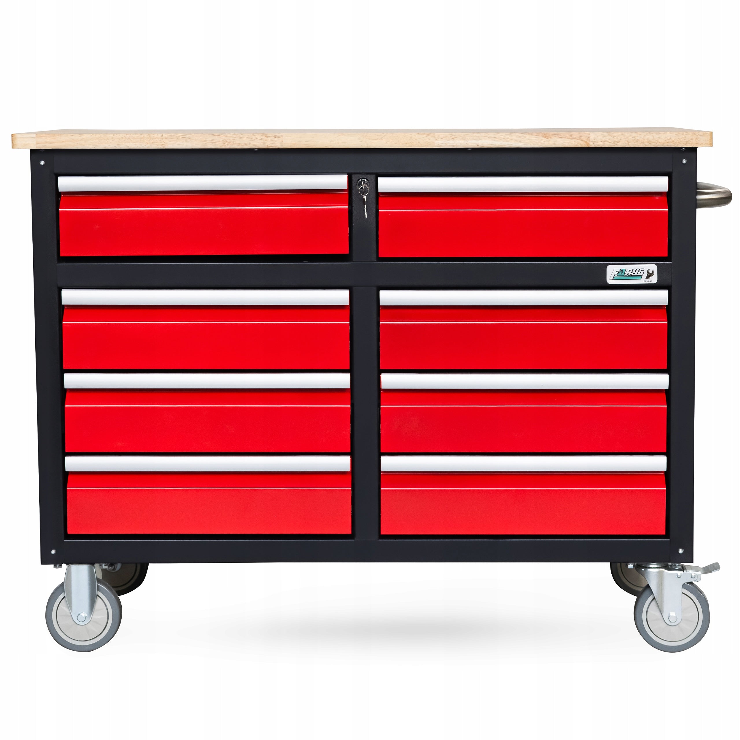 WORKBENCH WITH 8 DRAWERS | WOODEN TOOL CABINET TOP FARYS