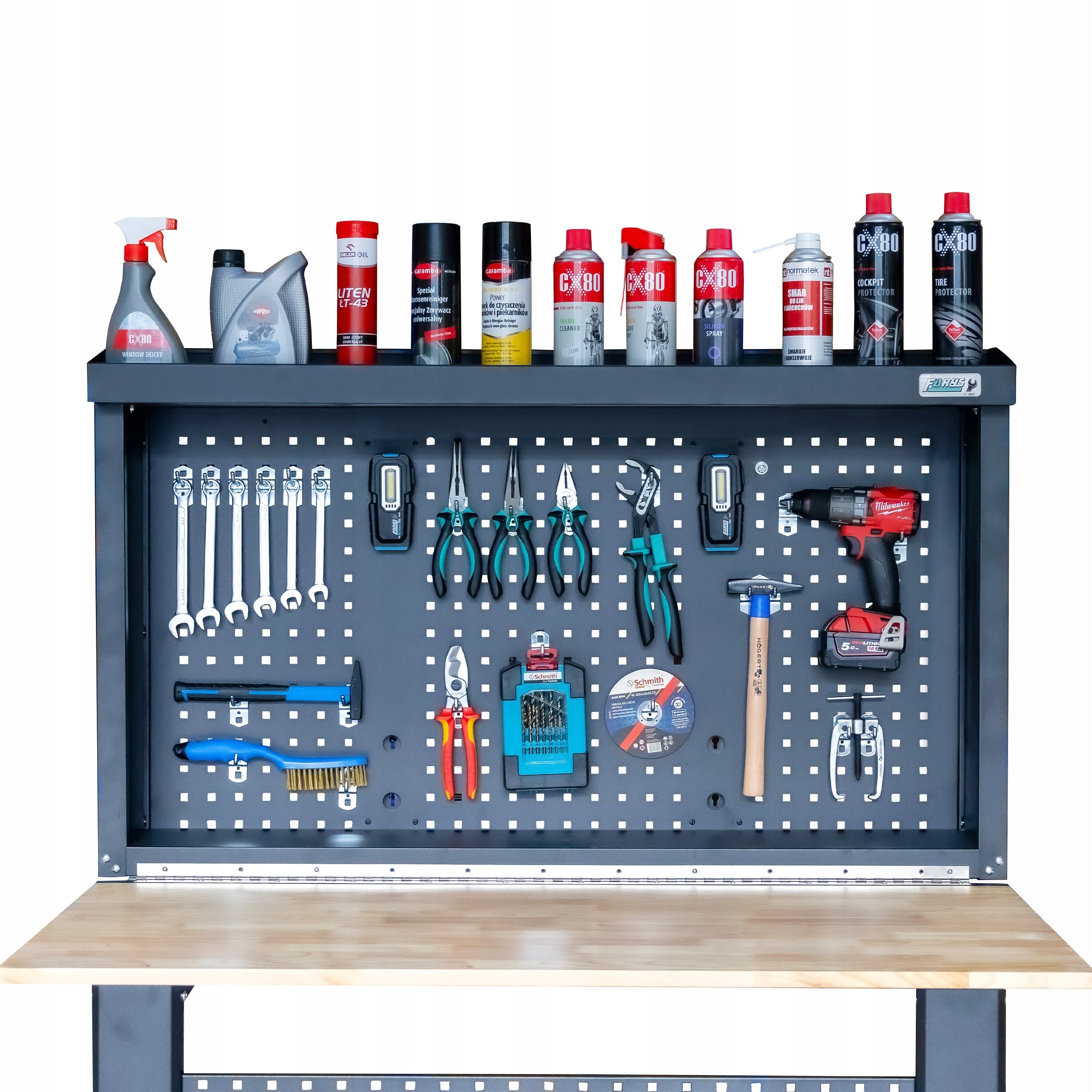 WORKING GARAGE WORKBENCH FOLDING FR4020 Product weight with unit packaging 30 kg