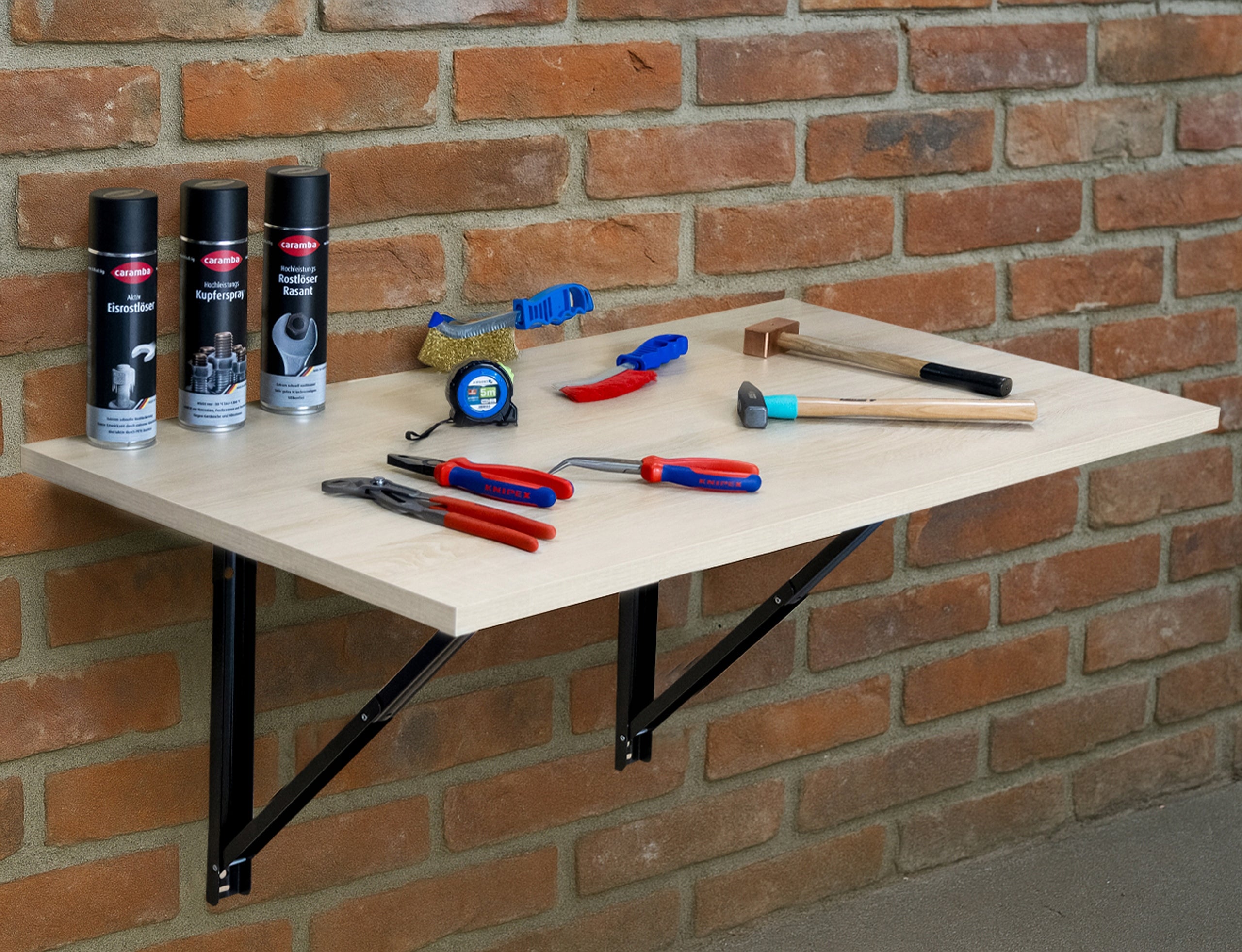 WORKING GARAGE WORKBENCH FOLDING WALL MOUNTED FR4019 Brand Farys