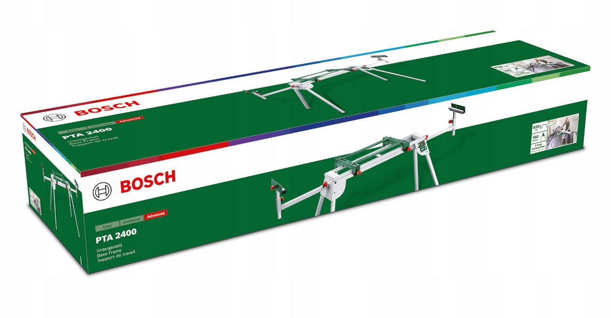 WORKING TABLE FOR SLASHES PTA 2400 BOSCH 2,4m PCM BOSCH 160 KG EAN (GTIN) 3165140542203