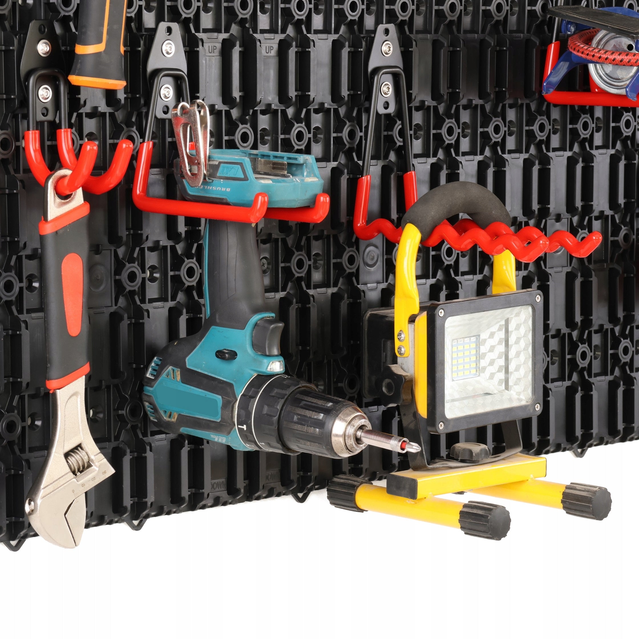 WORKSHOP BOARD 151x76cm HOOK SET BOTLE, QBRICK TOOLS GARAGE EAN (GTIN) 5904865742943