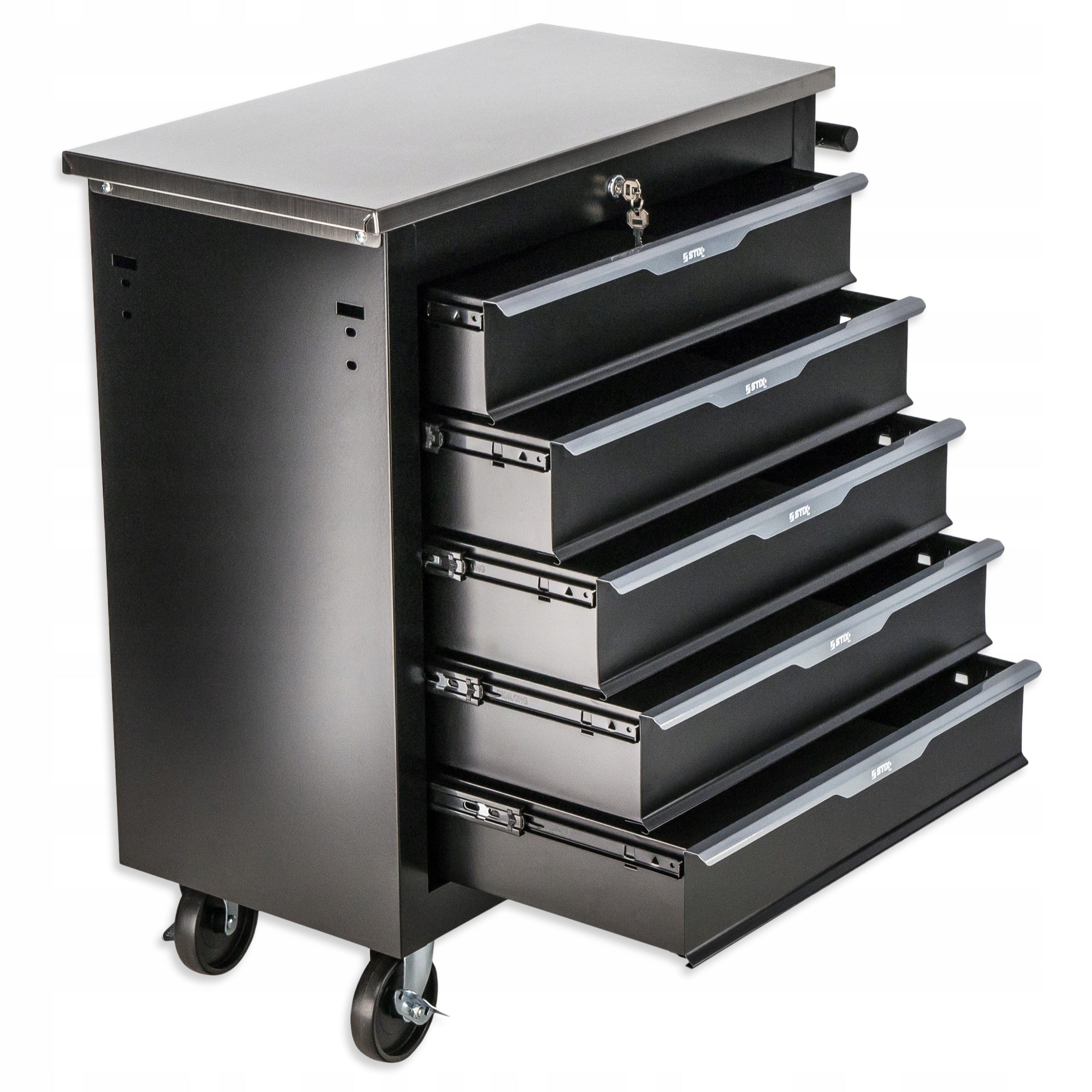 WORKSHOP CABINET SERVICE TROLLEY STIX 5 DRAWERS GarageGo P5 Brand Stix